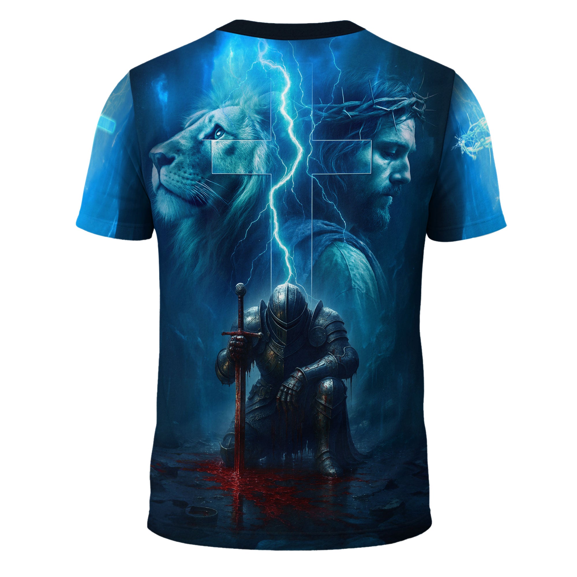 Jesus The Way The Truth The Life Lion Christian Thunder Edition T-Shirt