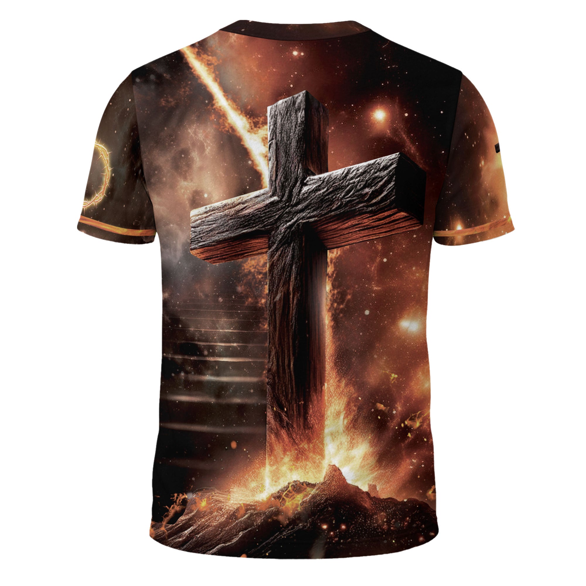 The Way The Truth The Life Lion & Cross Christian T-Shirt