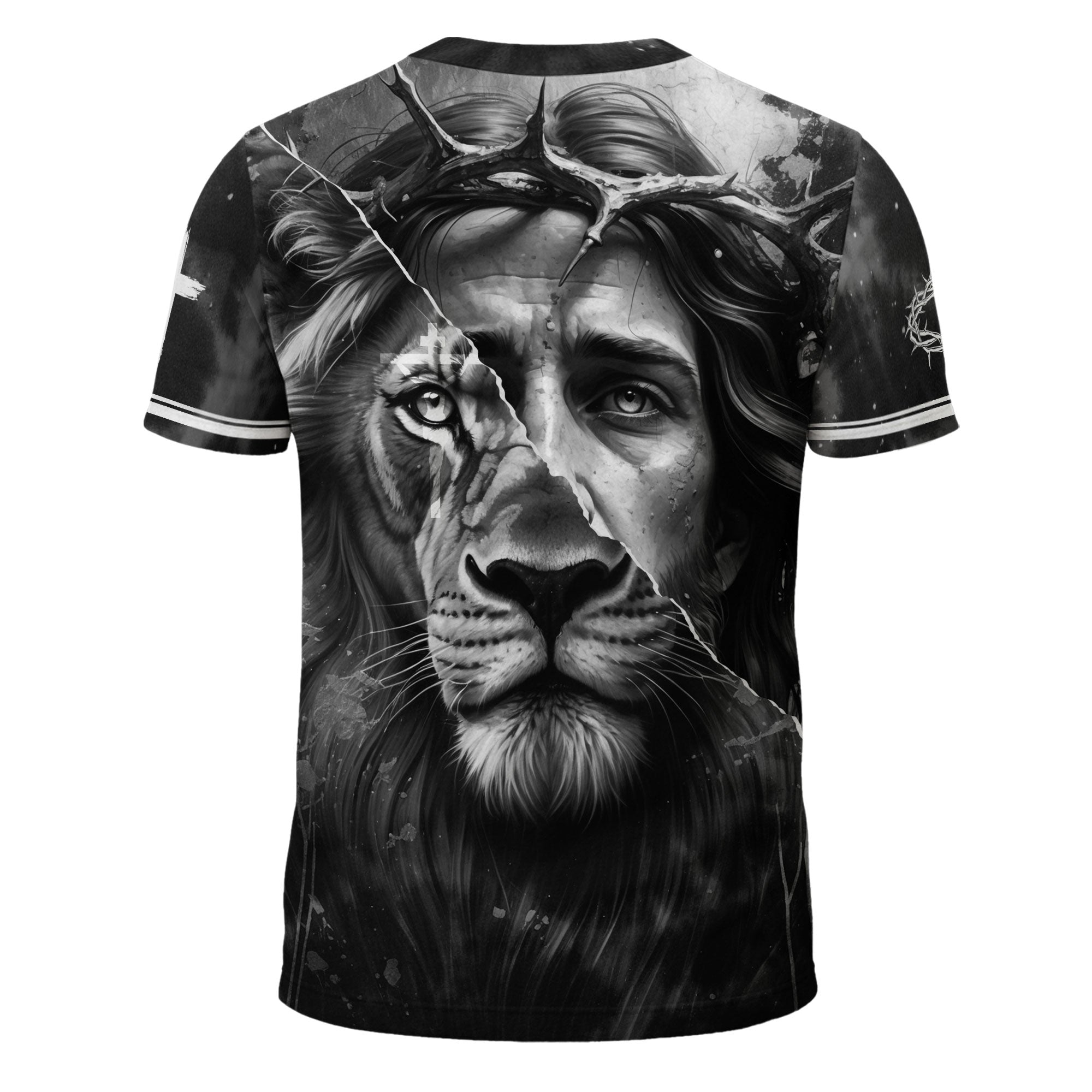 Faith Over Fear Lion of Judah Jesus Christian T-Shirt