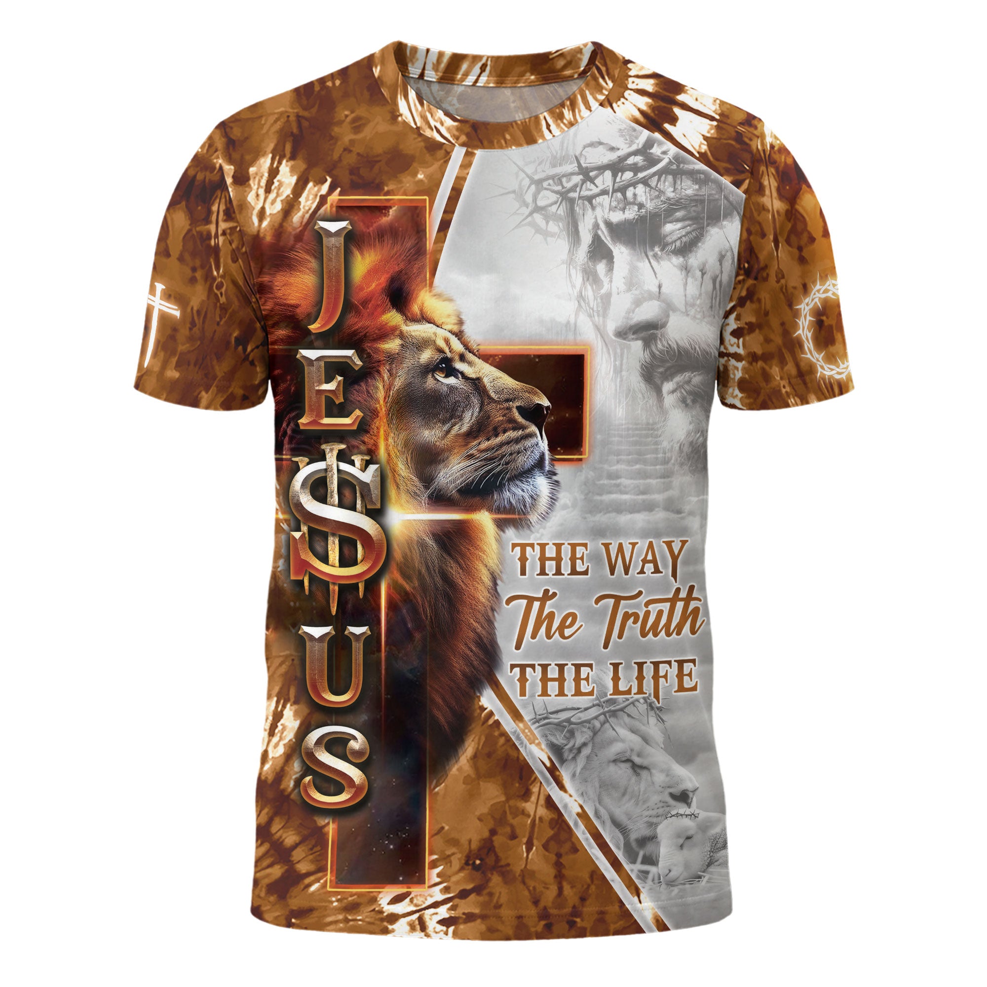 The Way The Truth The Life John 14:6 Lion Of Judah T-Shirt