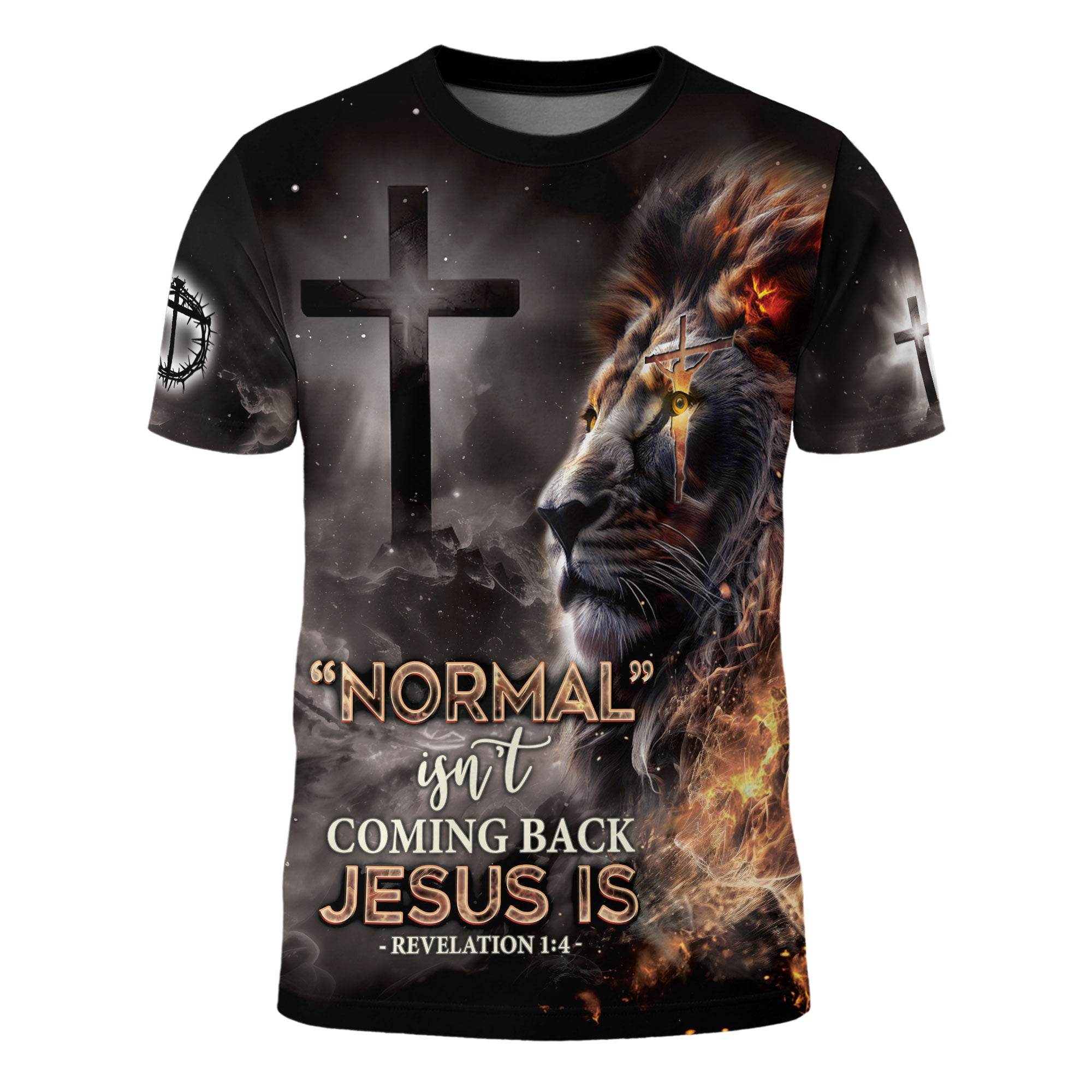 "Normal Isn't Coming Back Jesus Is" Revelation Faith T-Shirt