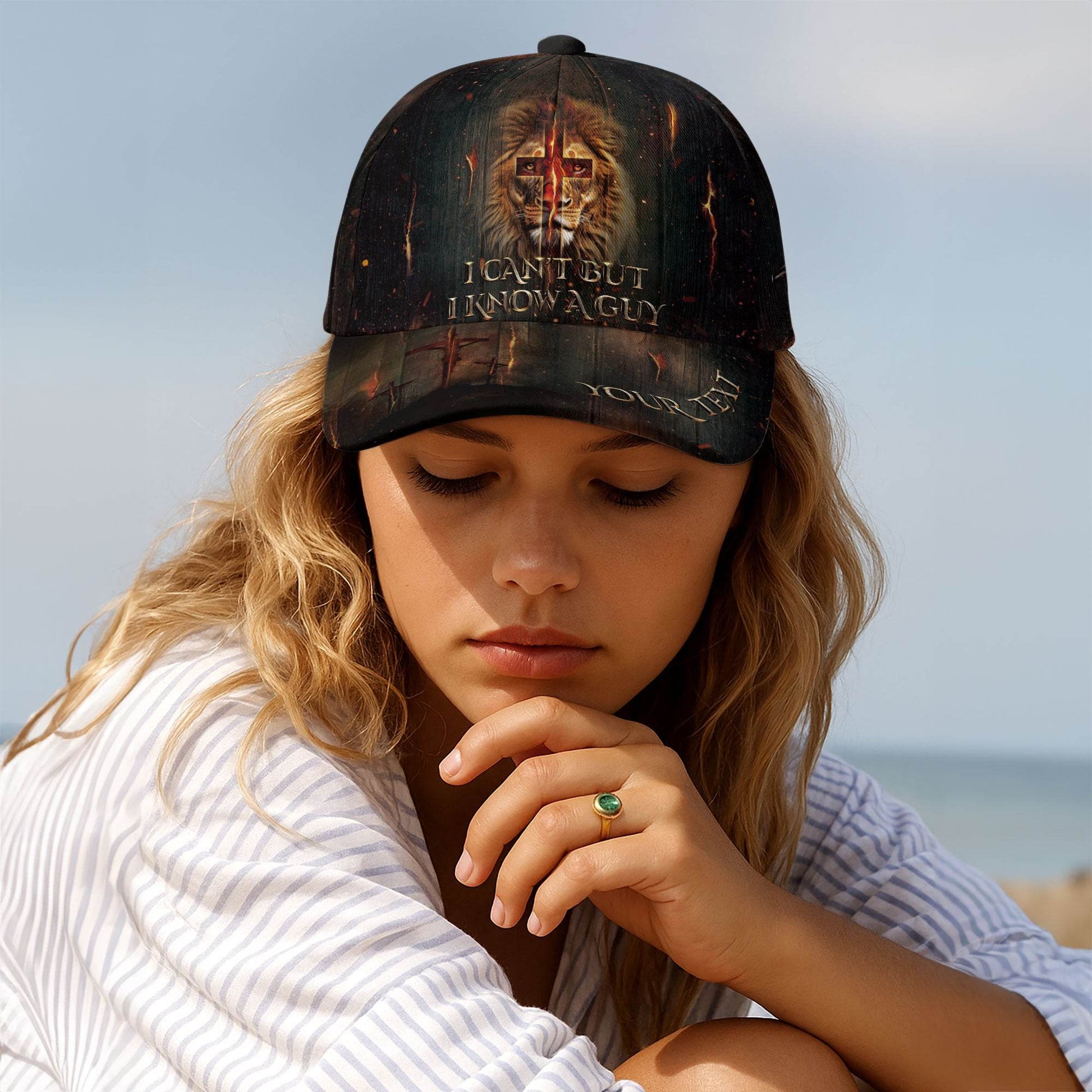 I Know a Guy – Fireborn Lion Customized Hat - Rust Field Wear