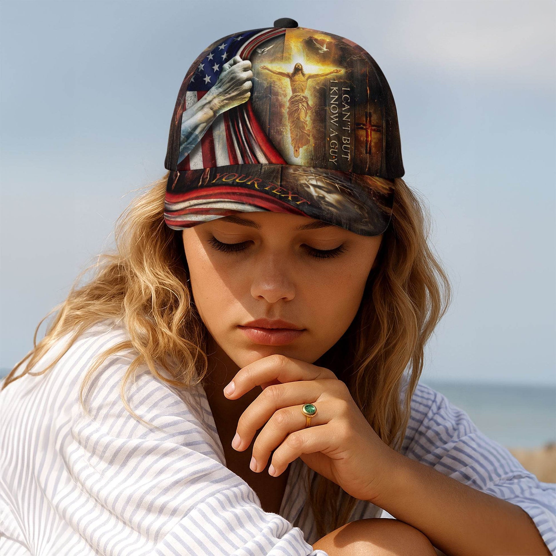 I Know a Guy – Risen Savior Customized Hat - Rust Field Wear