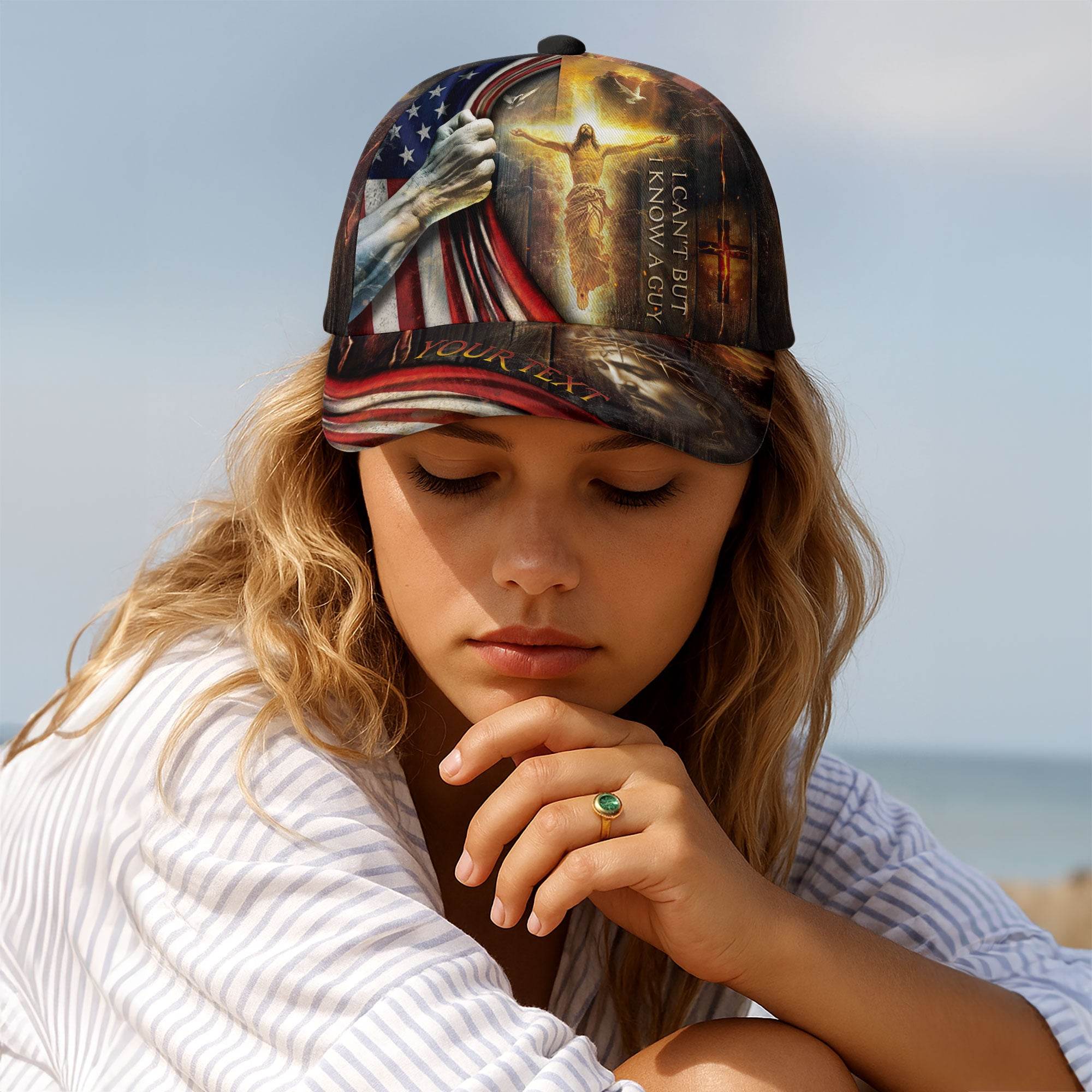 I Know a Guy – Risen Savior Customized Hat - Rust Field Wear