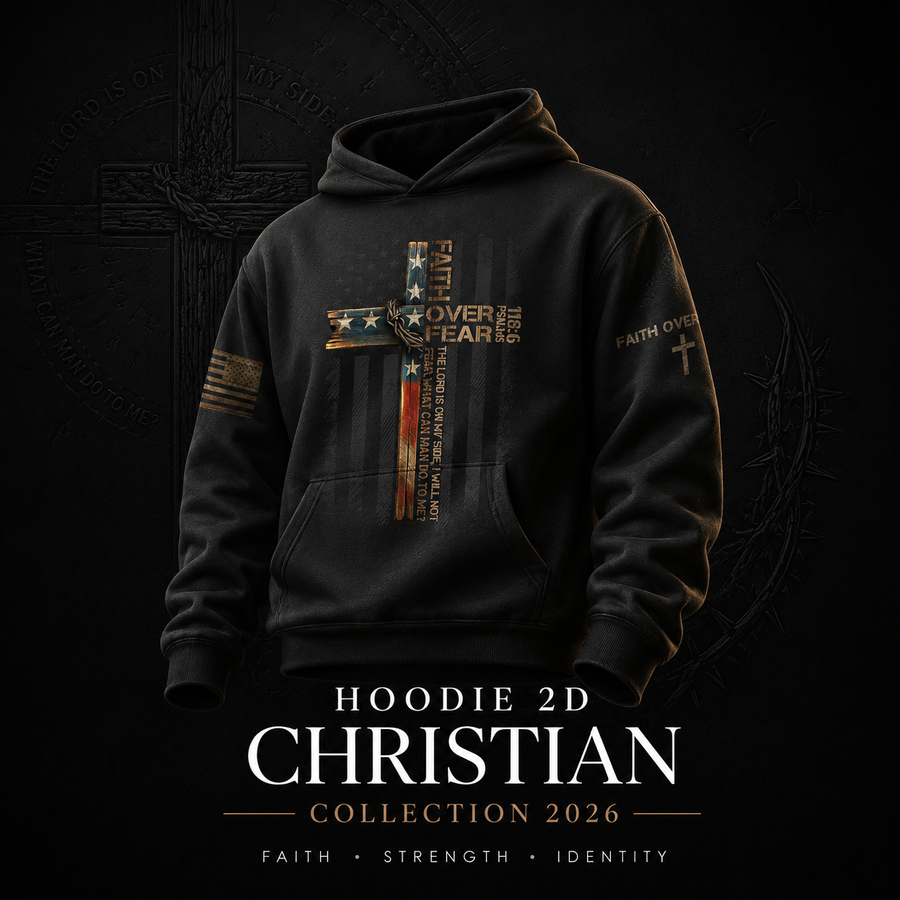 BEST SELLER 2D HOODIE CHRISTIAN
