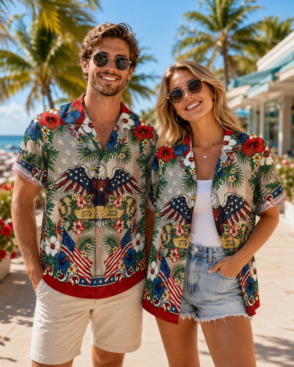 250TH AMERICAN HAWAIIAN SHIRT