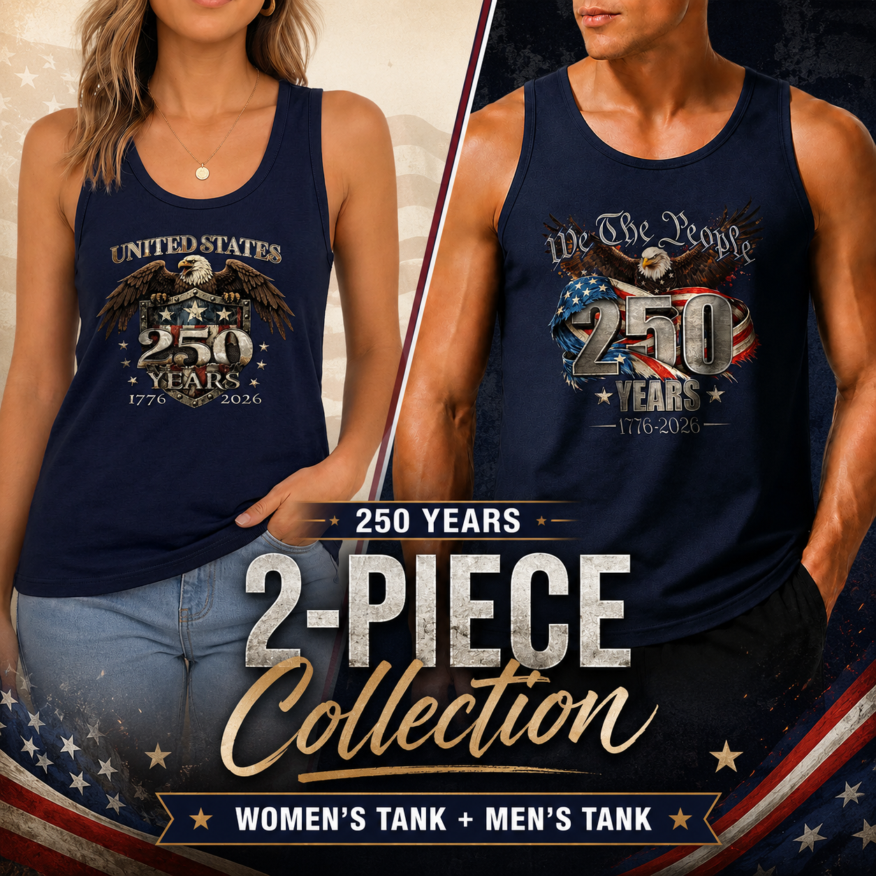 250TH AMERICAN TANK TOP