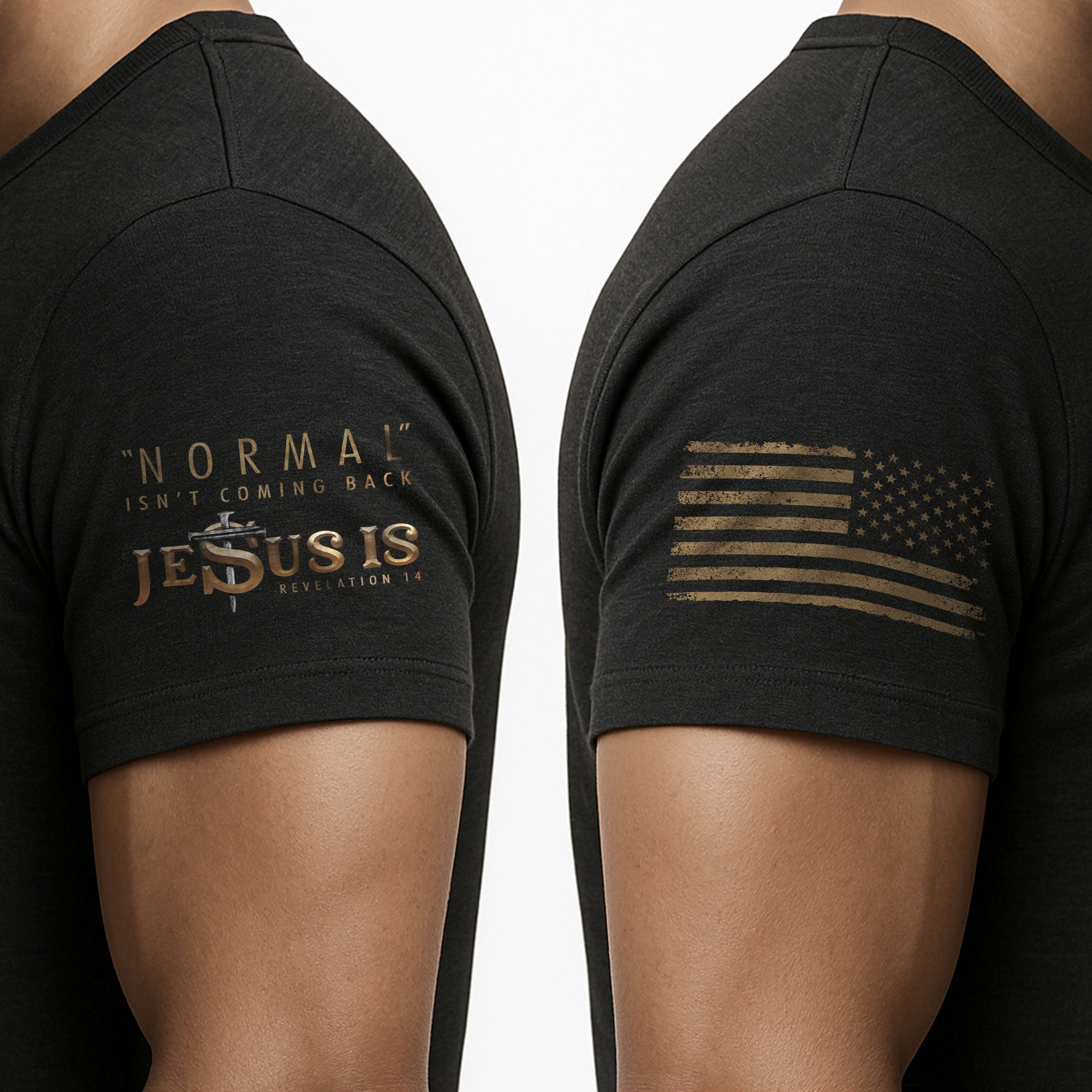 Normal Isn't Coming Back, Christian Shirts for Men - Christian Tee Shirts - Rust Field Wear