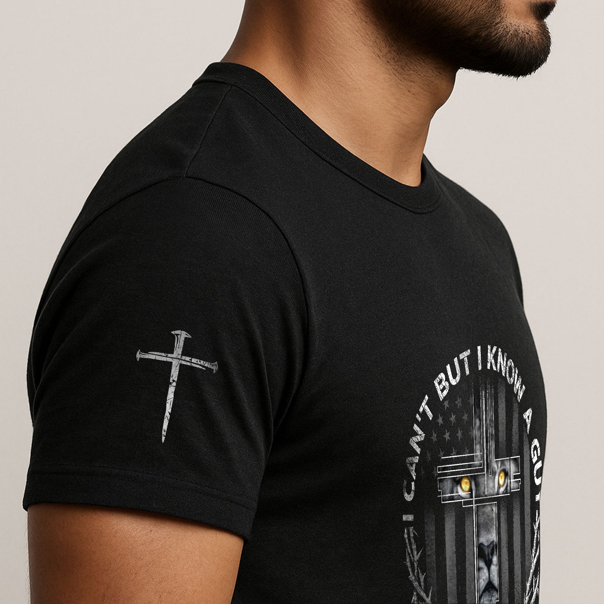 I Can’t But I Know A Guy Lion of Judah, Christian Shirts for Men - Christian Tee Shirts - Rust Field Wear