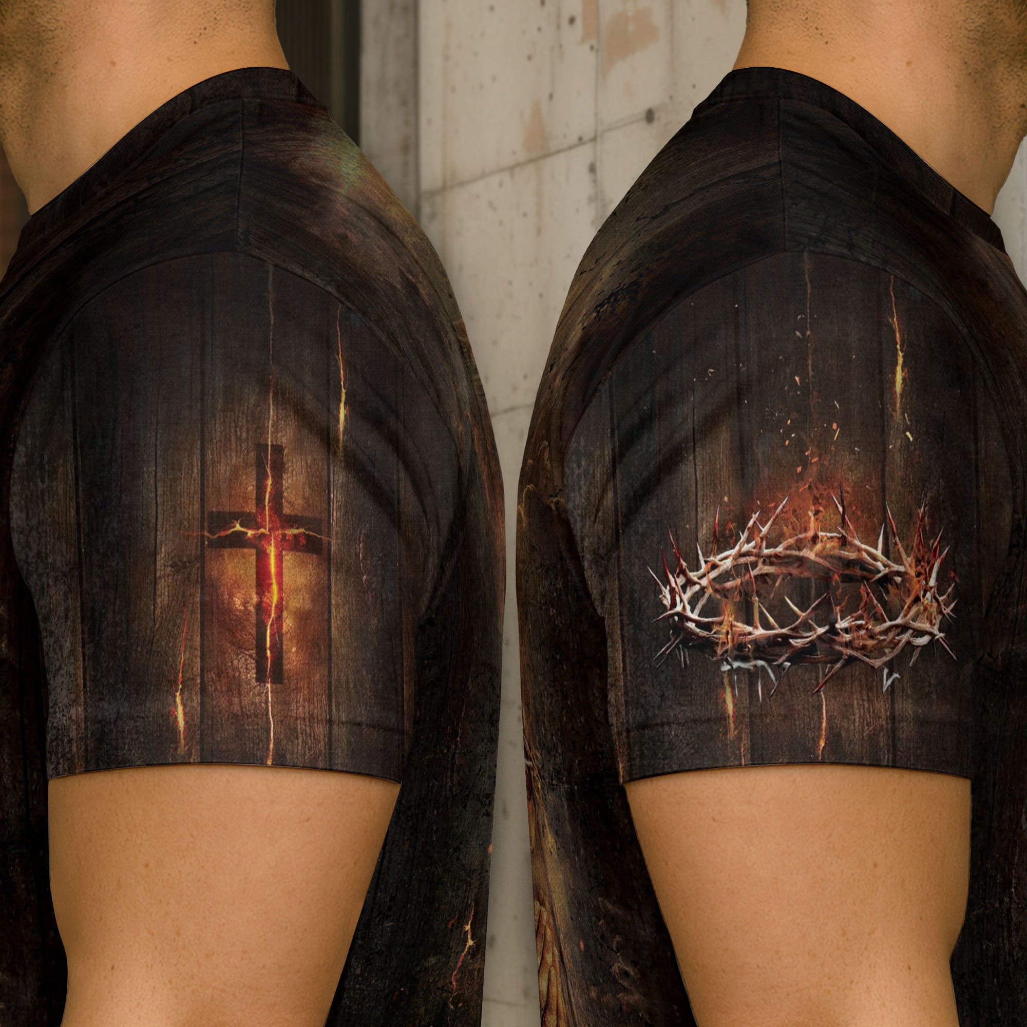 Faith Over Fear Lion and Cross Stand bold your - RustField Co Freedom Shirts, Christian Tee Shirts for Men - Rust Field Wear