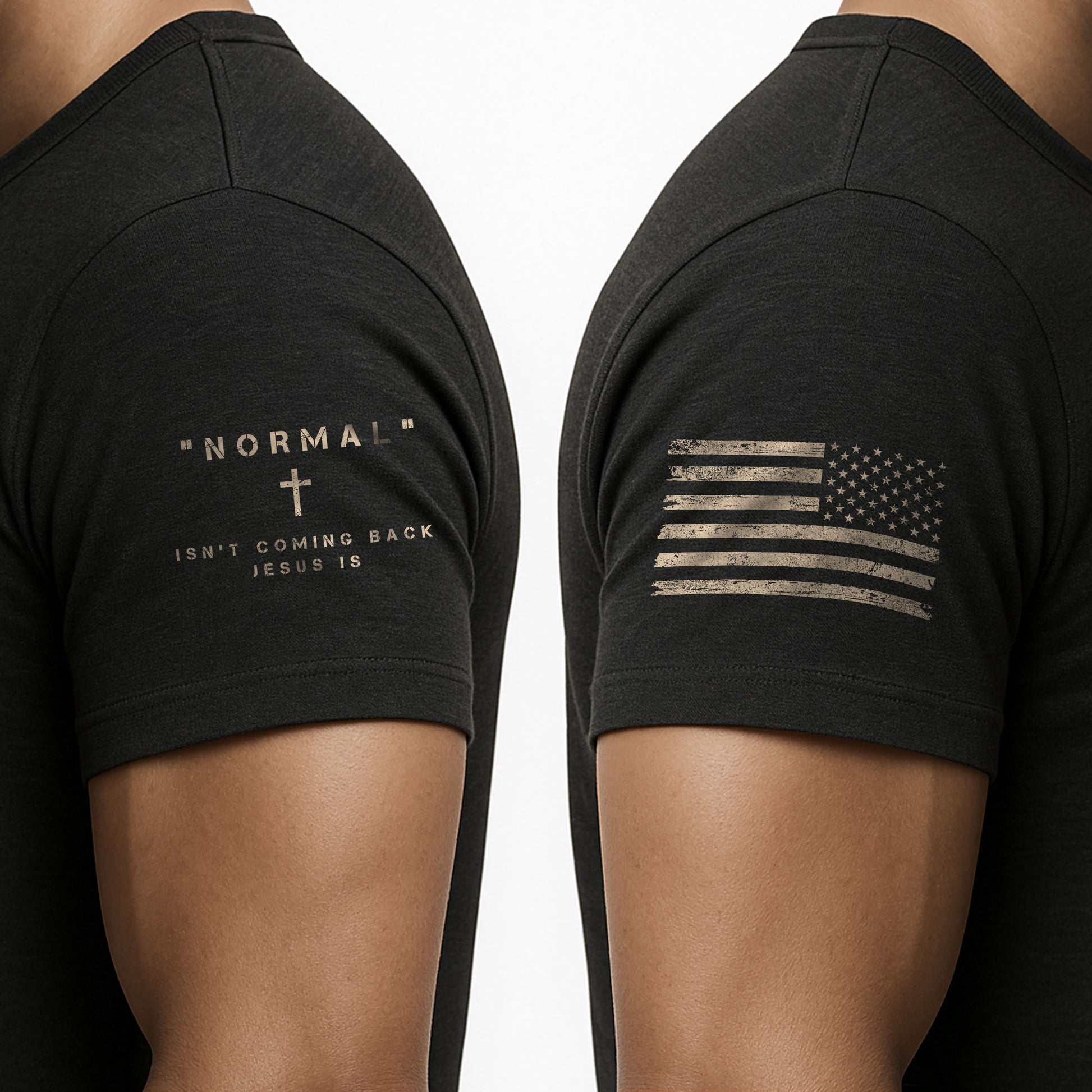 Normal Isn’t Coming Back Jesus Is, Christian Tee Shirts - Faith Shirts for Men - Rust Field Wear