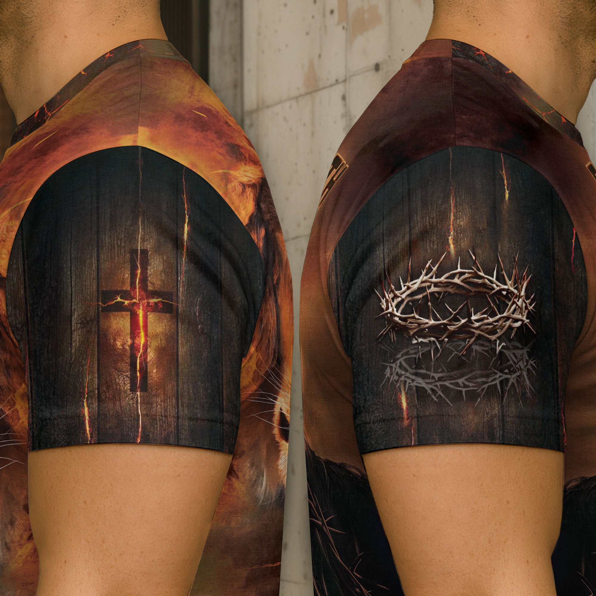 Freedom Shirts for Men, Faith Over Fear Jesus Lion for Believers - Christian Tee Shirts, RustField Co - Rust Field Wear