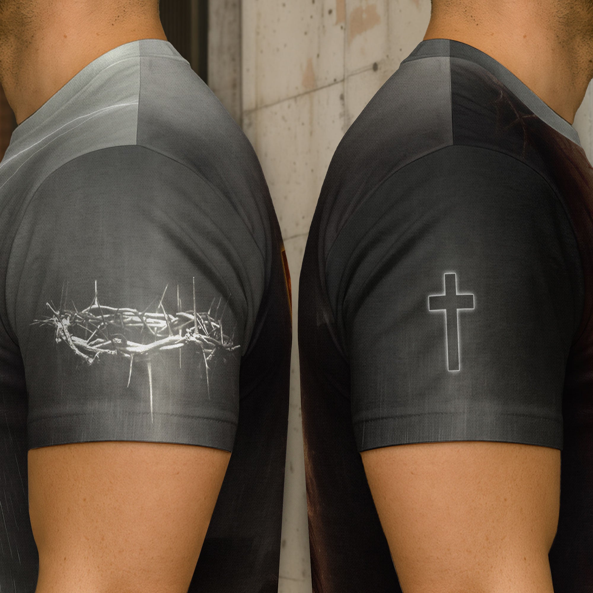 RustField Co Freedom Shirts - Jesus Loves You Dark Glory Lion, Christian Tee Shirts for Men - Rust Field Wear