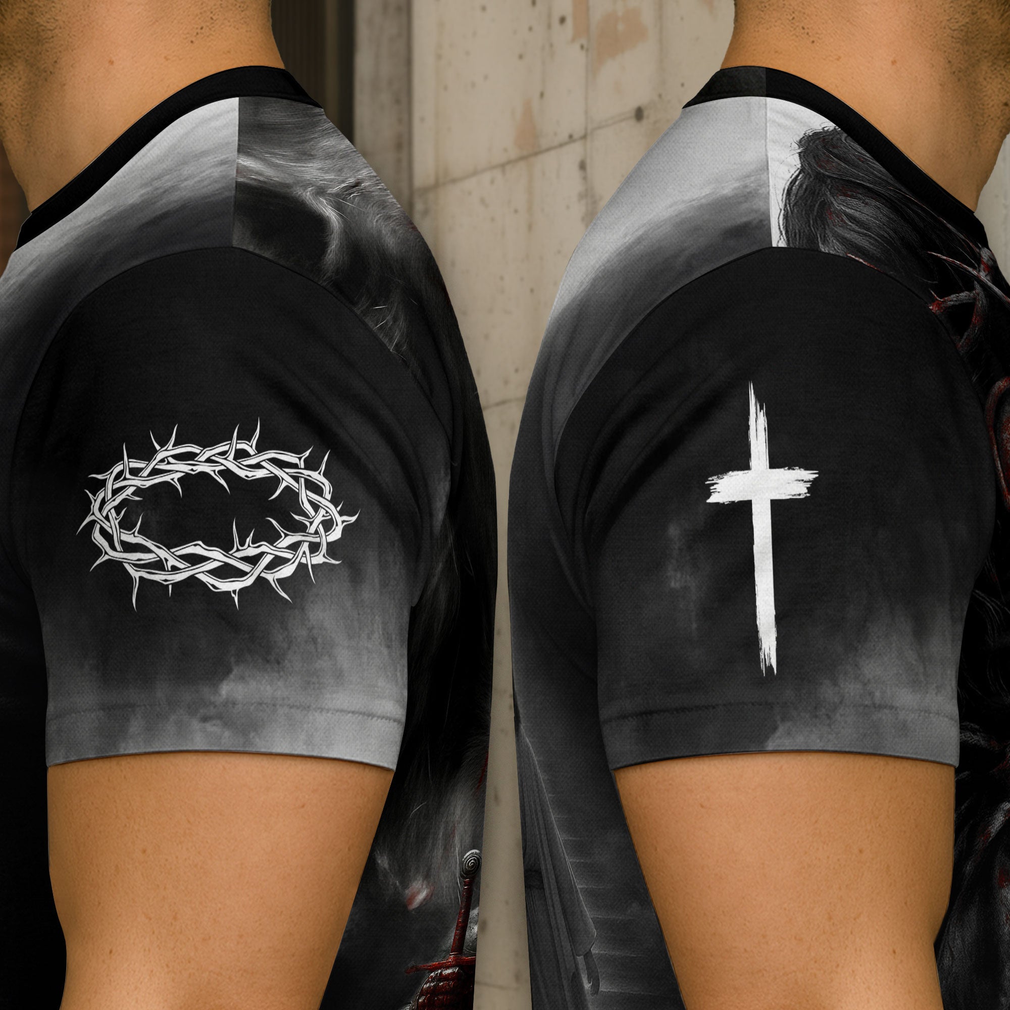 Christian Tee Shirts, Jesus The Way The Truth The Life Blood Redemption - Freedom Shirts for Men, RustField Co - Rust Field Wear