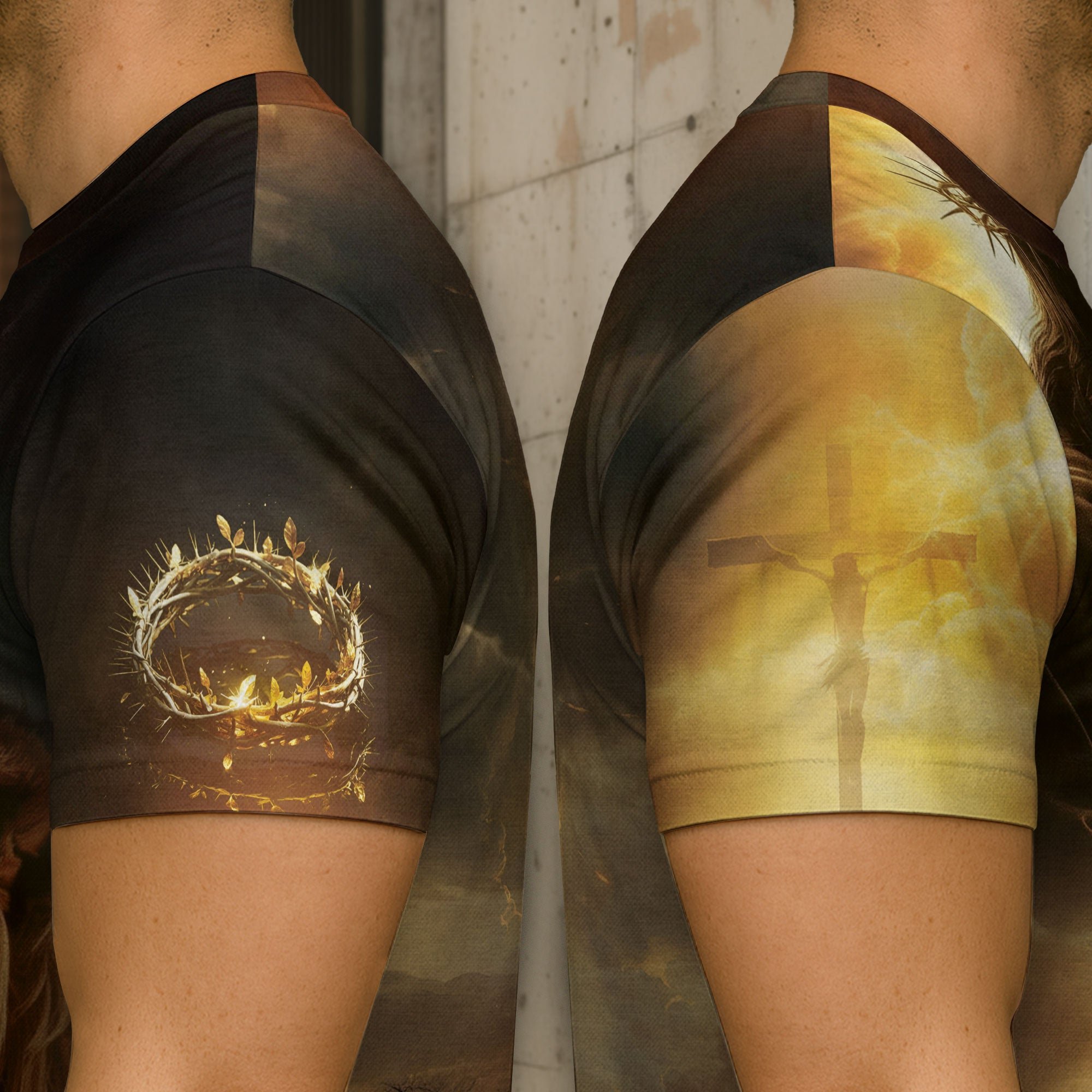 RustField Co, Faith Over Fear Lion and Dove - Christian Tee Shirts for Men, Freedom Shirts - Rust Field Wear