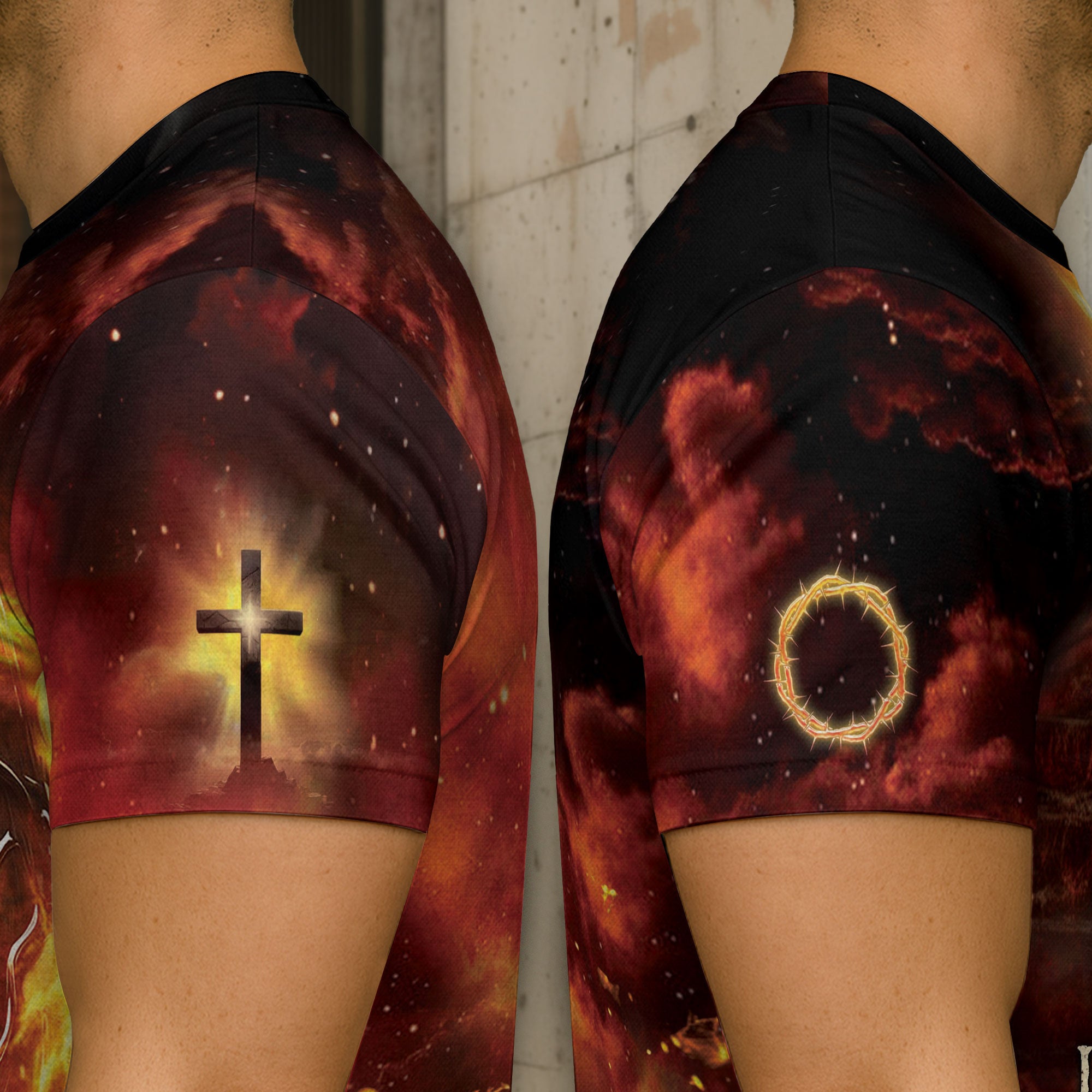 I Can Do All Things Through Christ Lion Warrior Cross - Christian Tee Shirts for Men, Freedom Shirts, RustField Co - Rust Field Wear