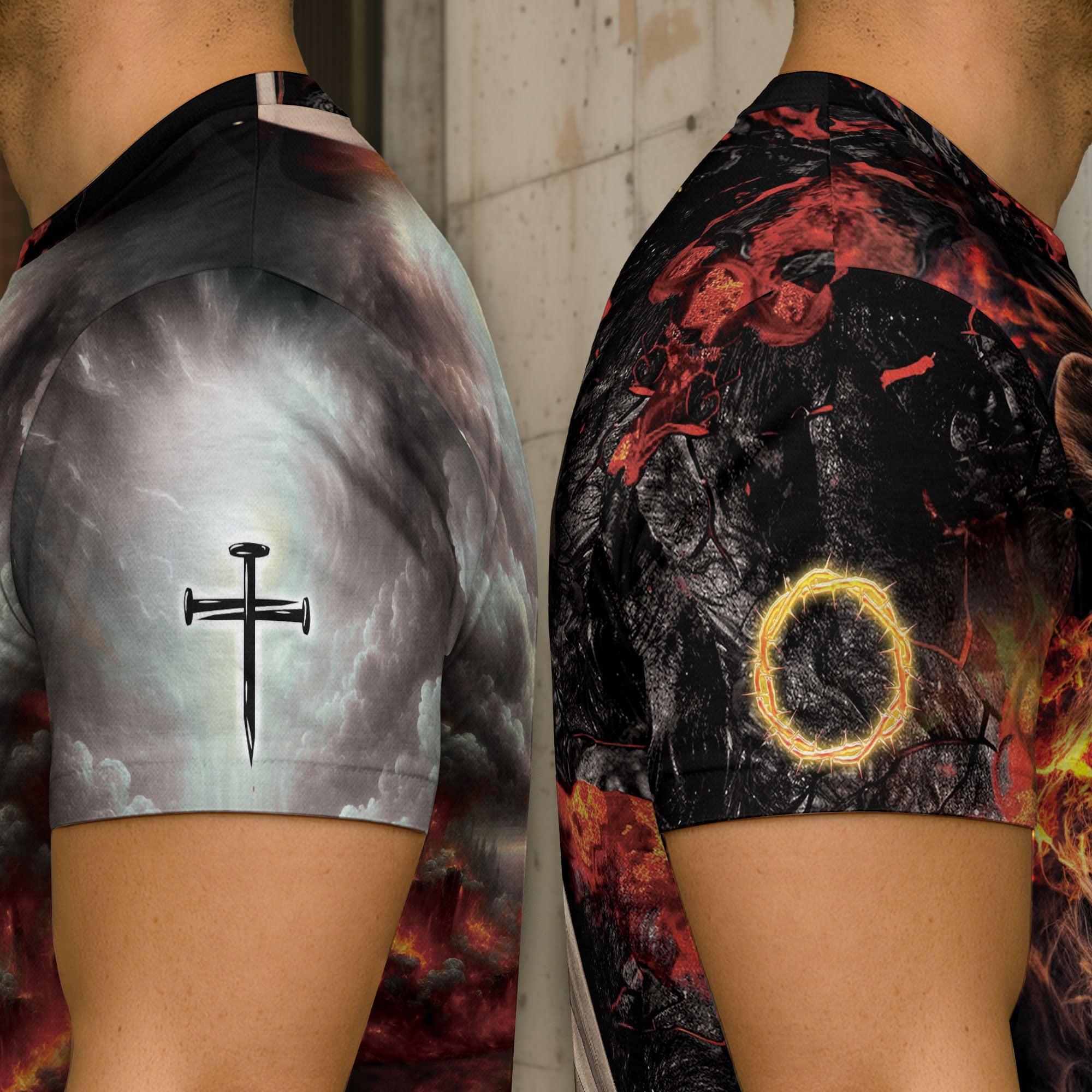 RustField Co, Jesus The Way The Truth The Life Lion Cross - Christian Tee Shirts for Men, Freedom Shirts - Rust Field Wear