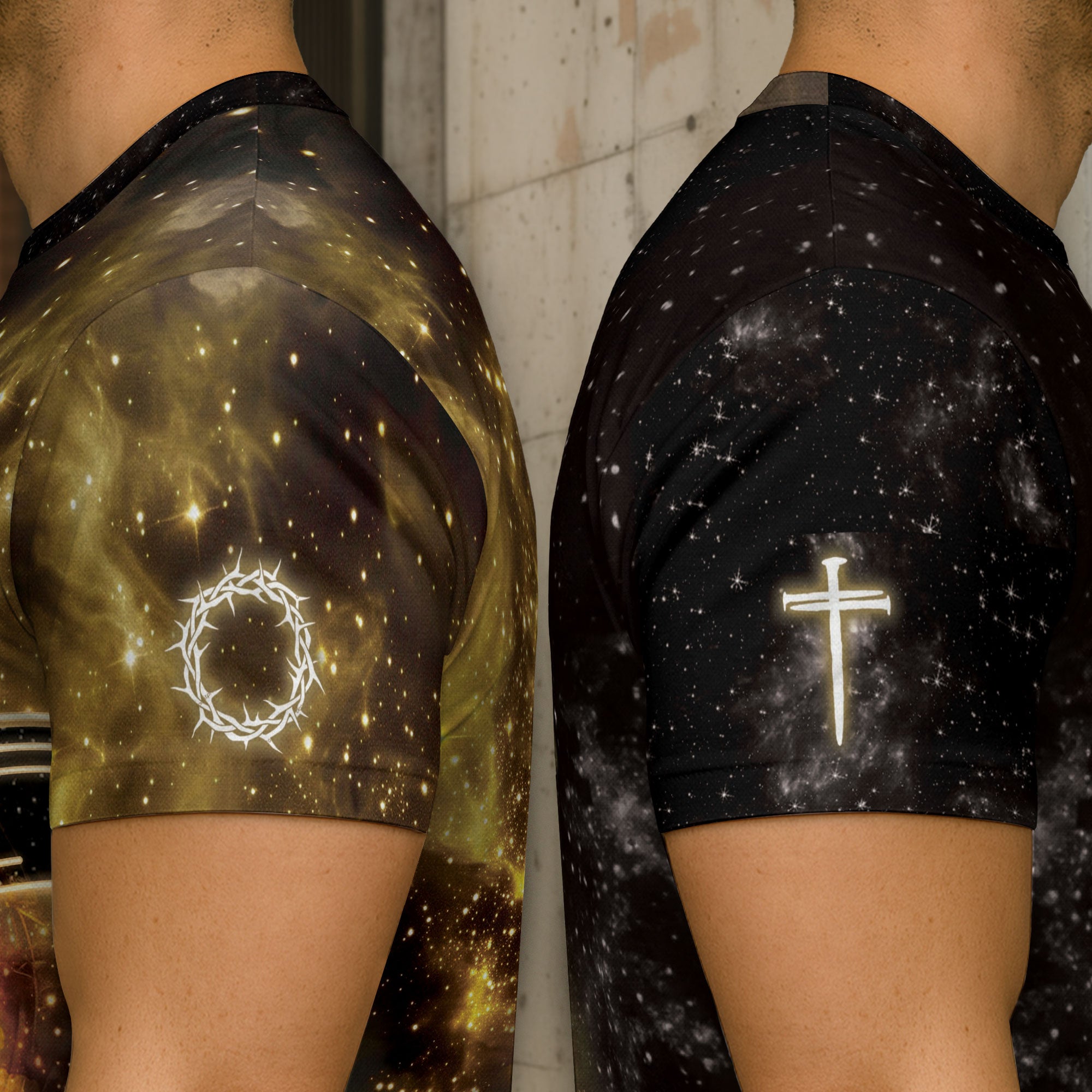 RustField Co, Faith Over Fear Cross - Christian Tee Shirts for Men, Freedom Shirts - Rust Field Wear