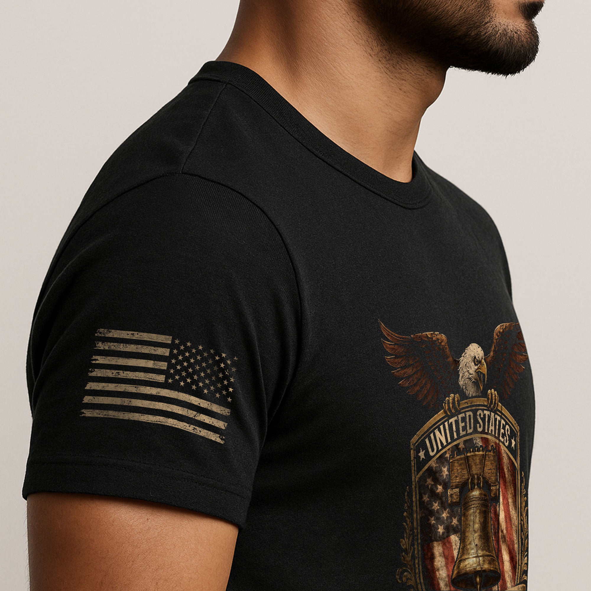 USA 250th Anniversary 250 Years Shirt 1776-2026 Liberty Bell Eagle Patriotic Heritage Crest - Rust Field Wear