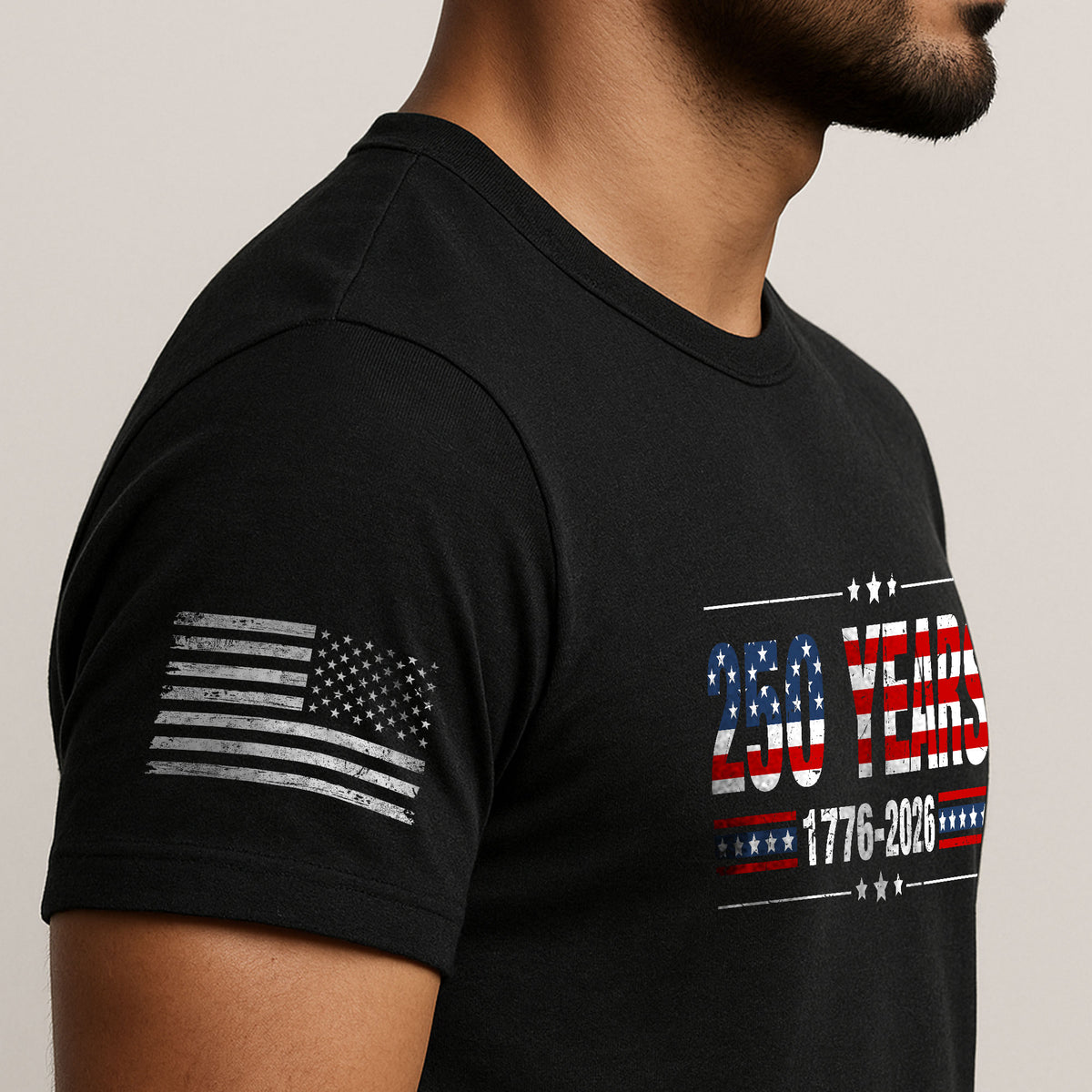 250 Years USA Independence Shirt – Classic Stars & Stripes 1776–2026 Tee - Rust Field Wear