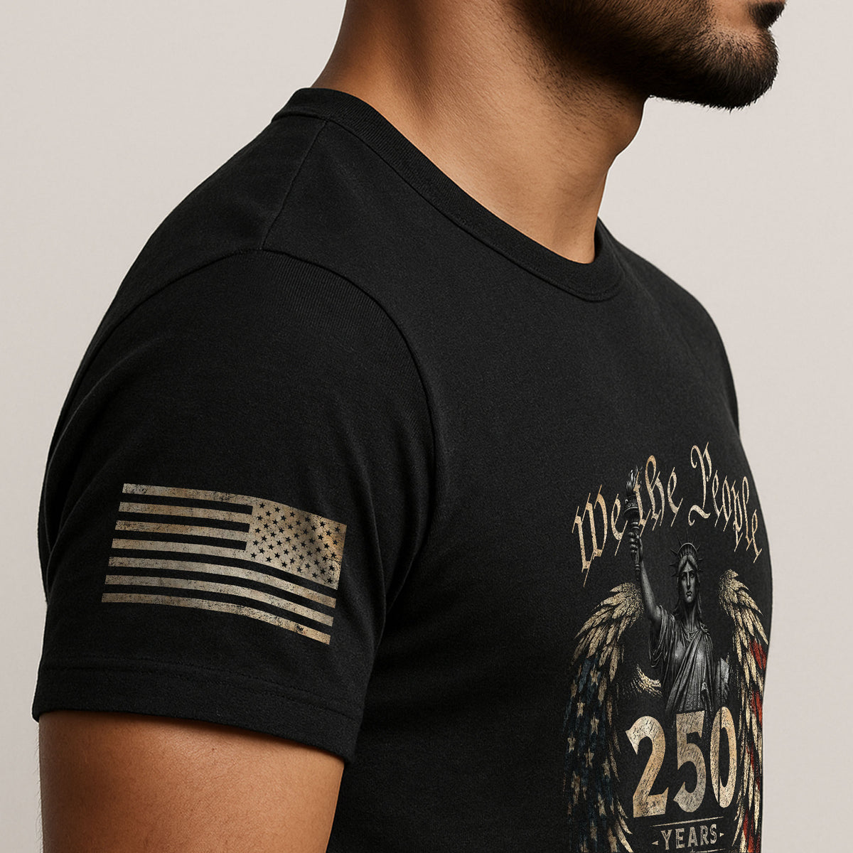 USA 250th Anniversary Shirt 1776-2026 We The People Statue of Liberty Patriotic for Men - Rust Field Wear