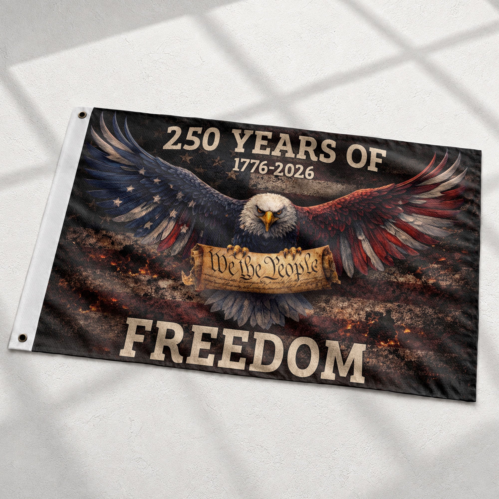 United States 250th Birthday Freedom Flag 1776–2026 We The People Outdoor Display