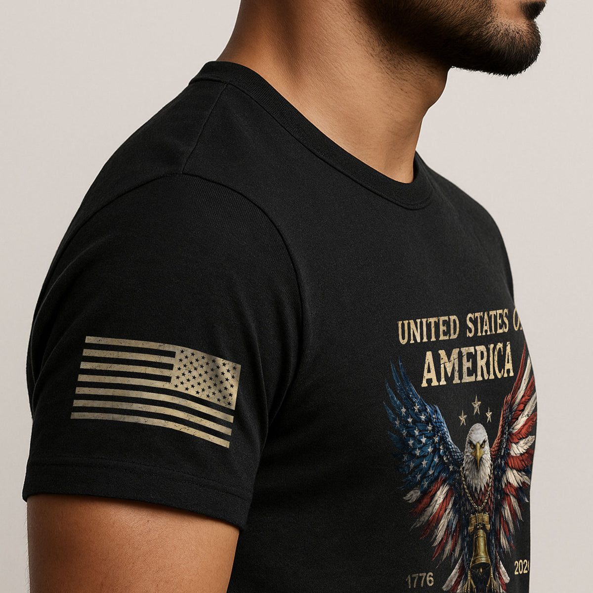 USA 250th Anniversary 250 Years Shirt 1776–2026 American Flag Winged Eagle Patriotic - Rust Field Wear