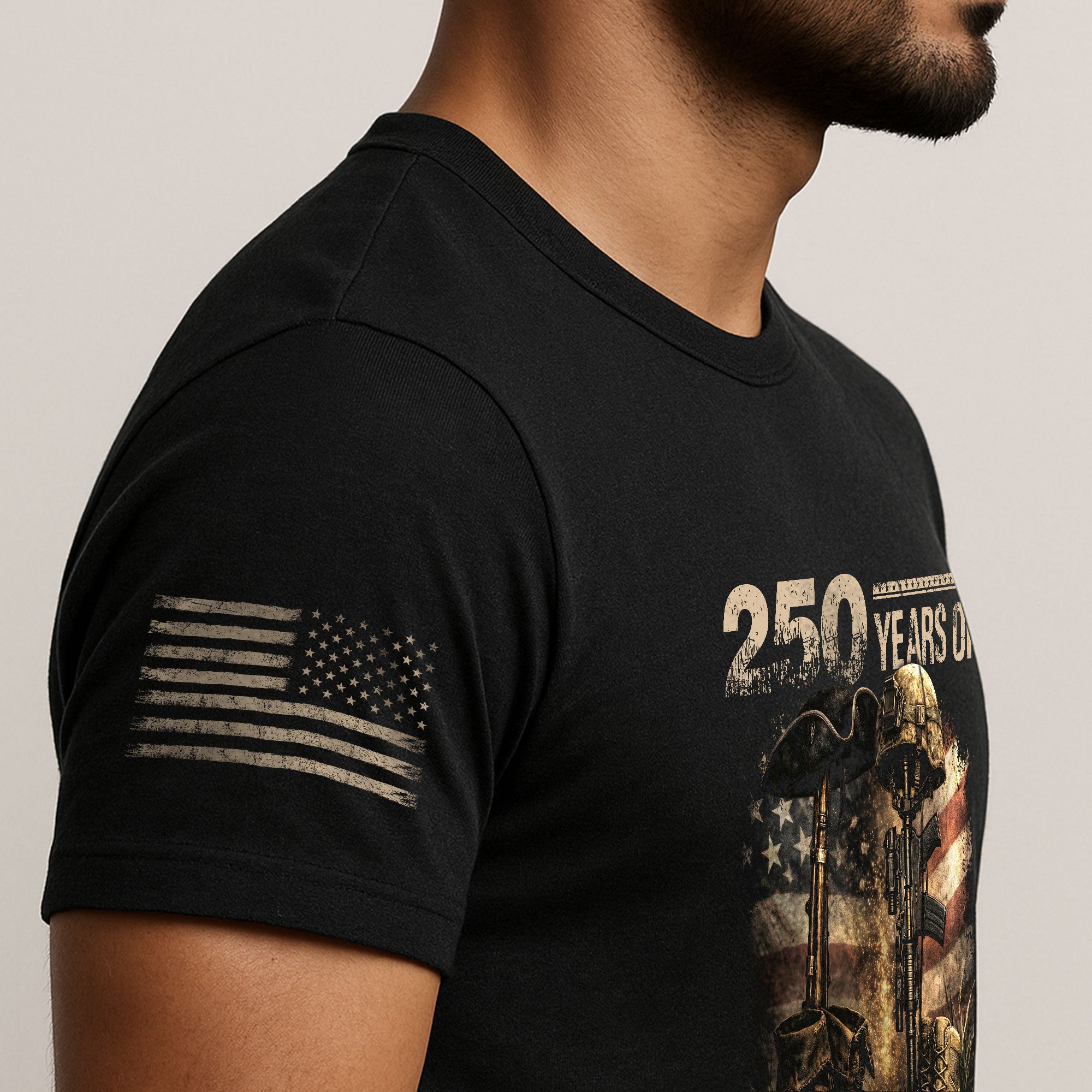 Honoring Past & Present – 250 Years America Anniversary Shirt - Rust Field Wear