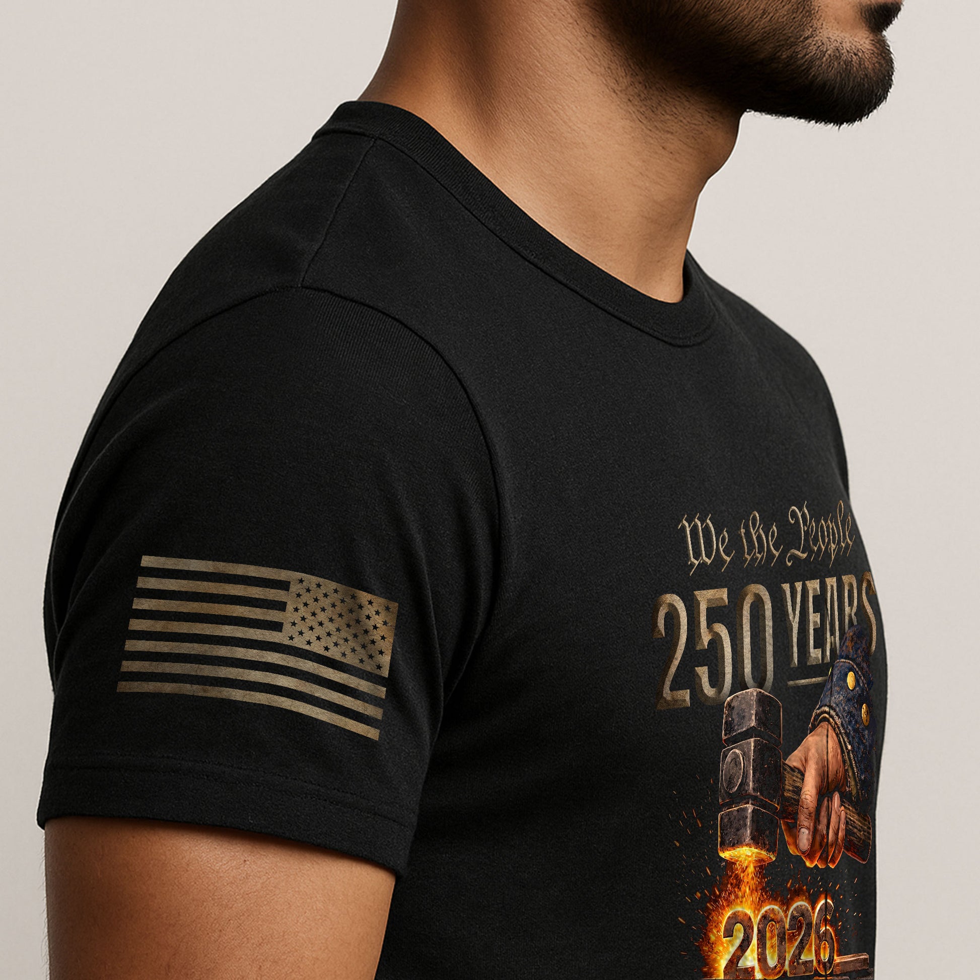 United States 250th Anniversary 250 Years Shirt 1776-2026 Forged in Liberty Patriotic Heritage - Rust Field Wear