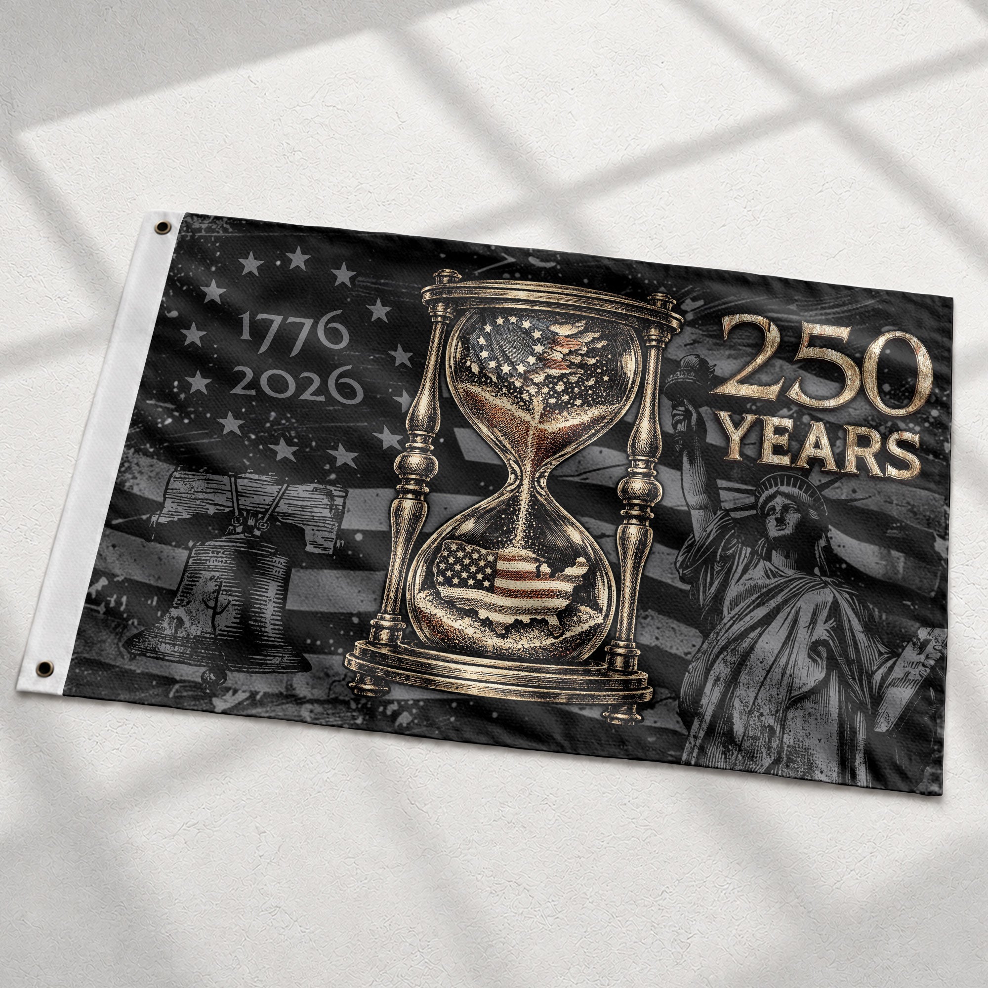 United States 250 Years Anniversary Flag 1776–2026, American Eagle Patriotic Heritage Flag