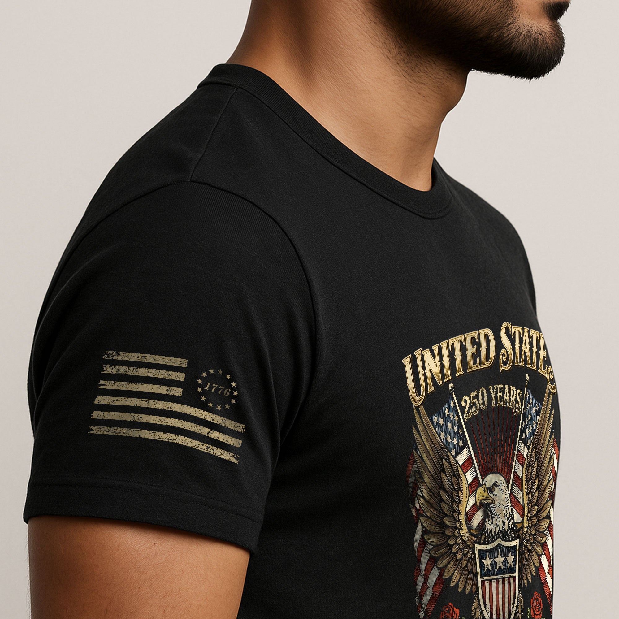 USA 250th Anniversary Shirt 1776–2026, Past and Present Freedom Tribute - Rust Field Wear