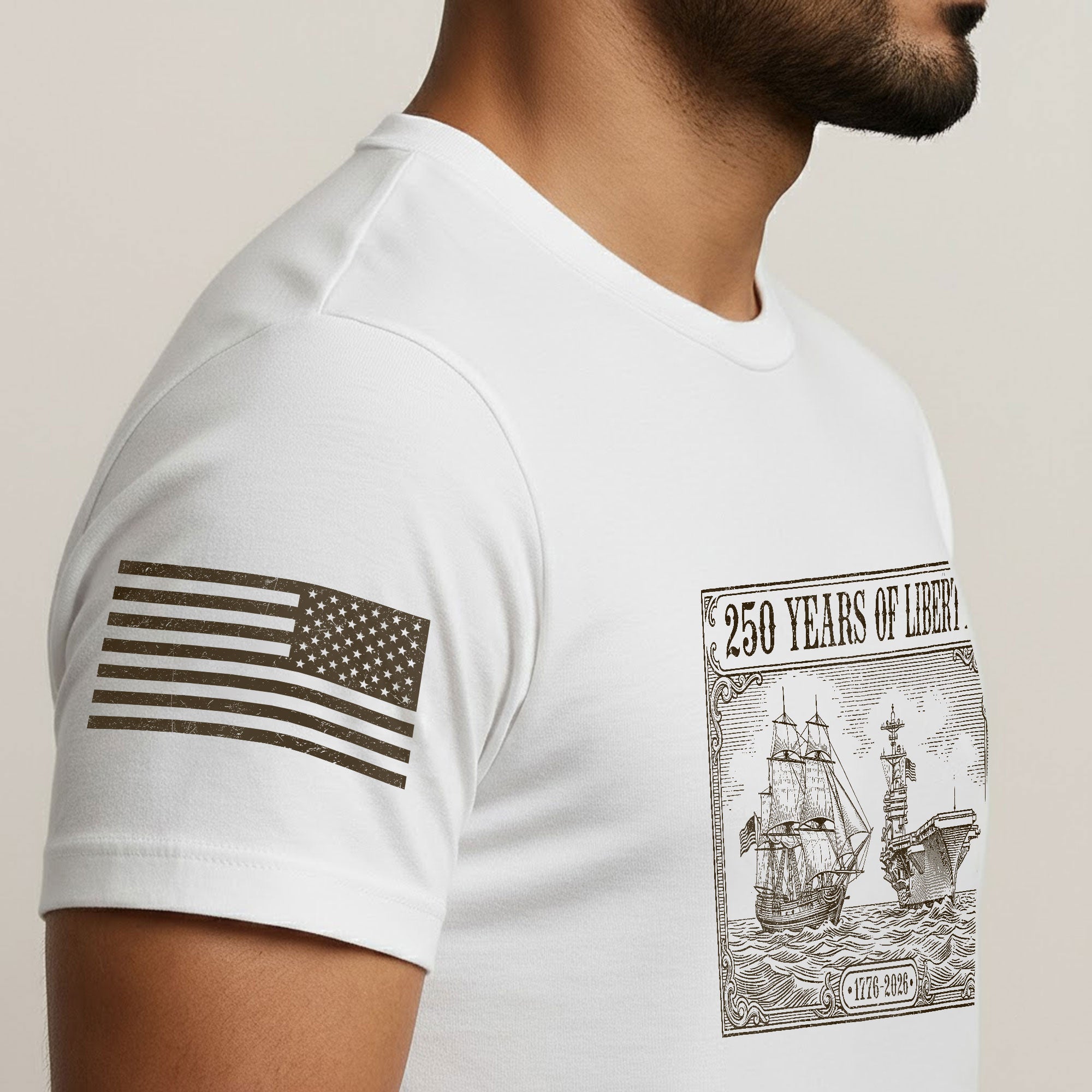 USA 250 Years Independence Shirt 1776–2026 Patriotic Freedom Celebration Shirt - Rust Field Wear