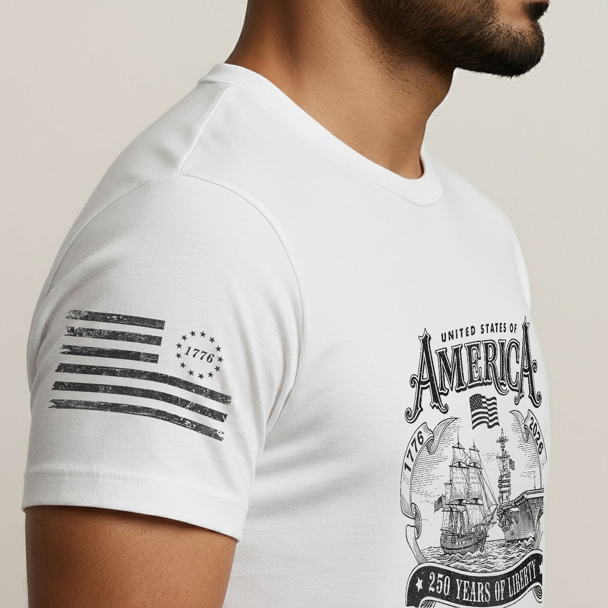 1776–2026 USA Freedom Heritage Patriotic Shirt - Rust Field Wear