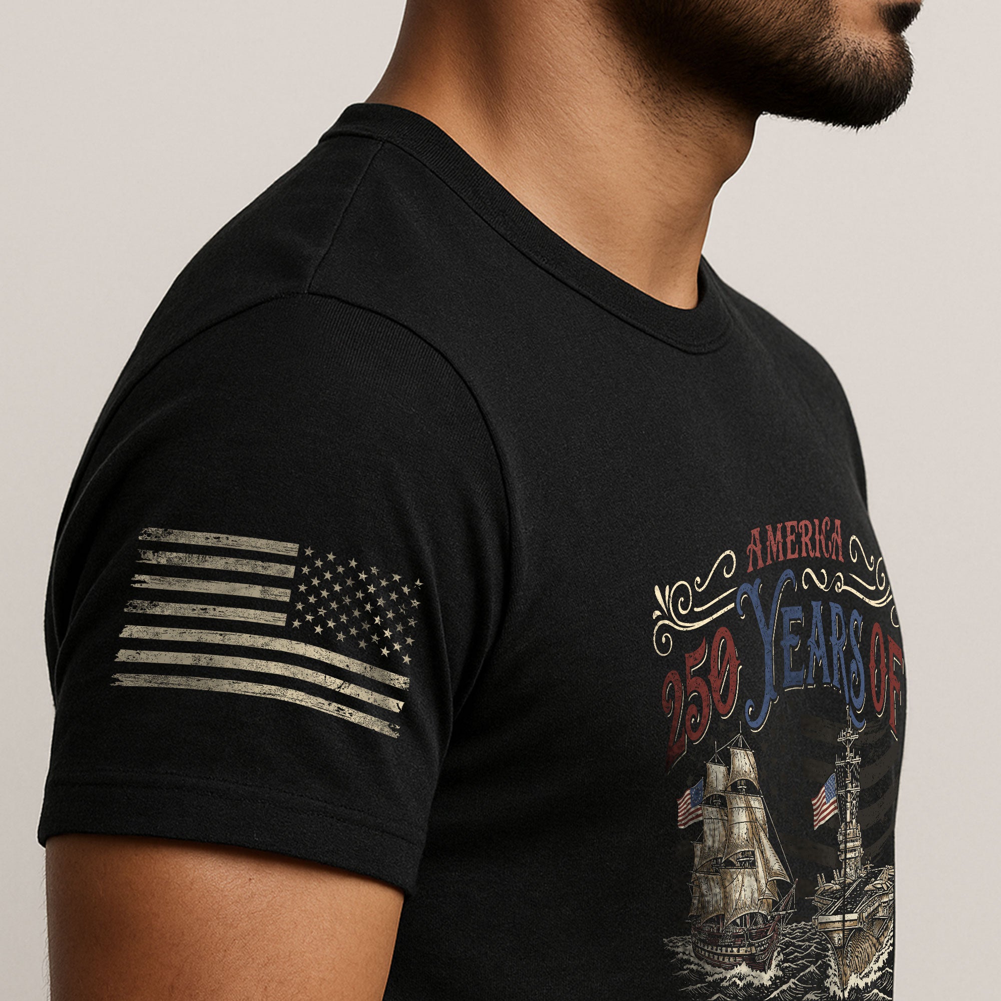 USA Patriotic 250th Anniversary Shirt Freedom Heritage Since 1776 - Rust Field Wear