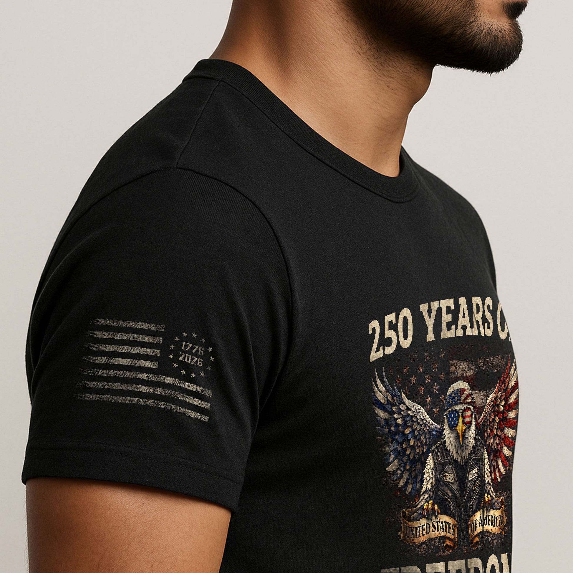 USA 250th Anniversary Shirt 1776–2026 Heritage Past to Present - Rust Field Wear