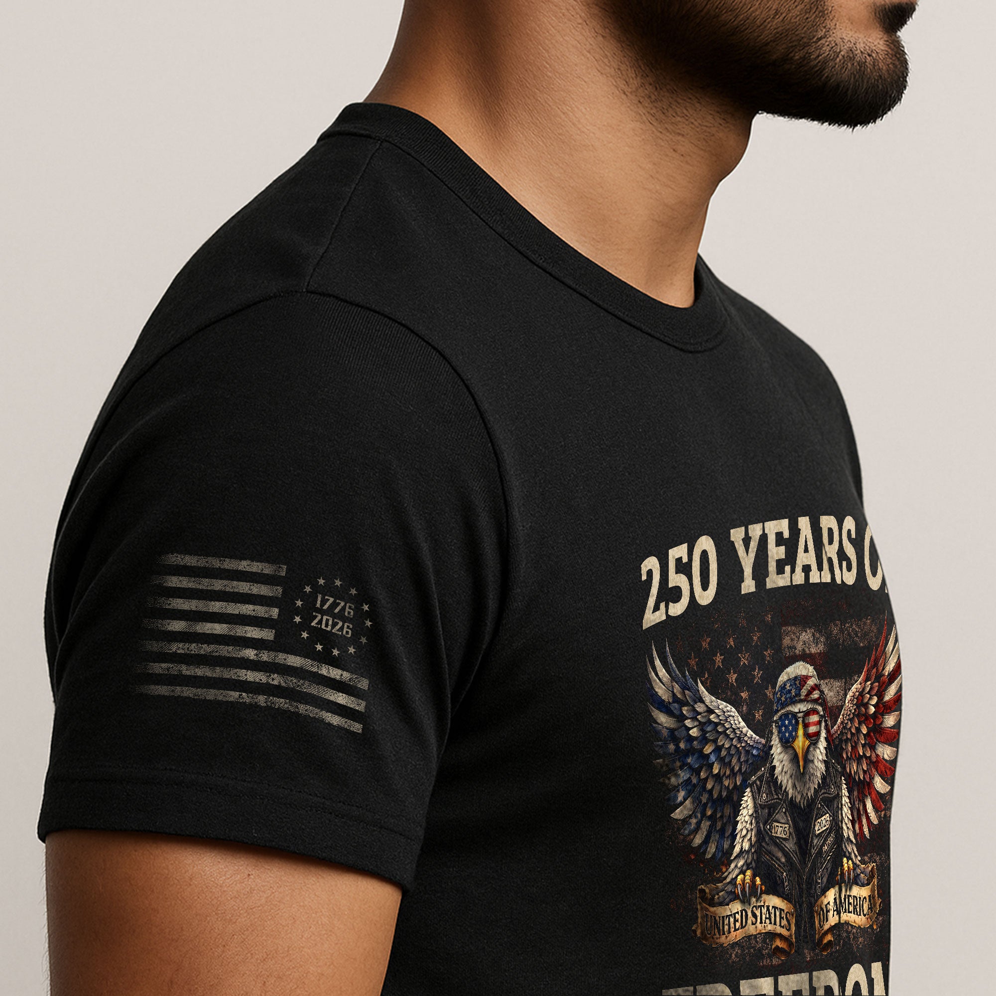 USA 250th Anniversary Shirt 1776–2026 Heritage Past to Present - Rust Field Wear