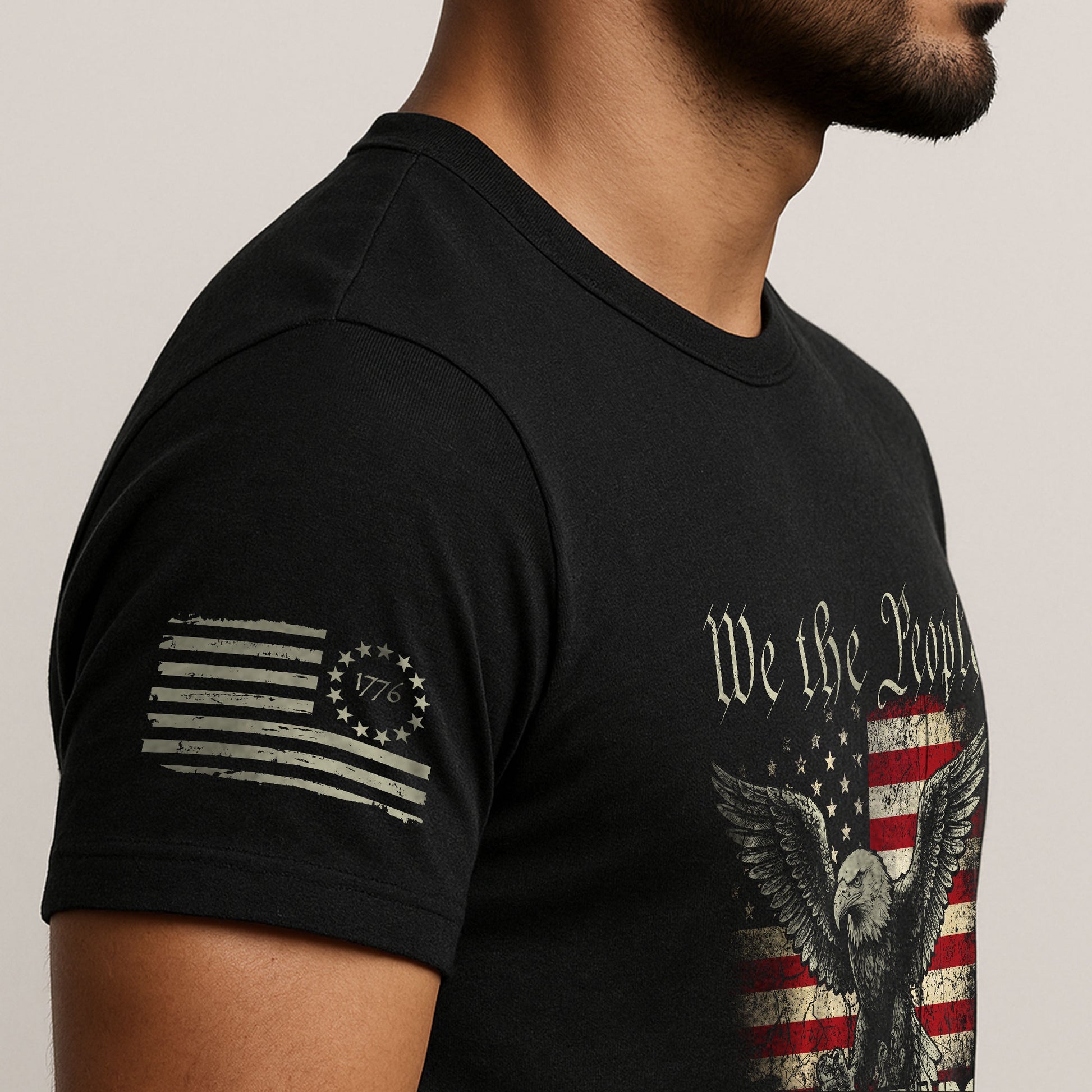 USA 250th Anniversary T-Shirt 250 Years 1776-2026 Winged Eagle Distressed Flag Patriotic - Rust Field Wear