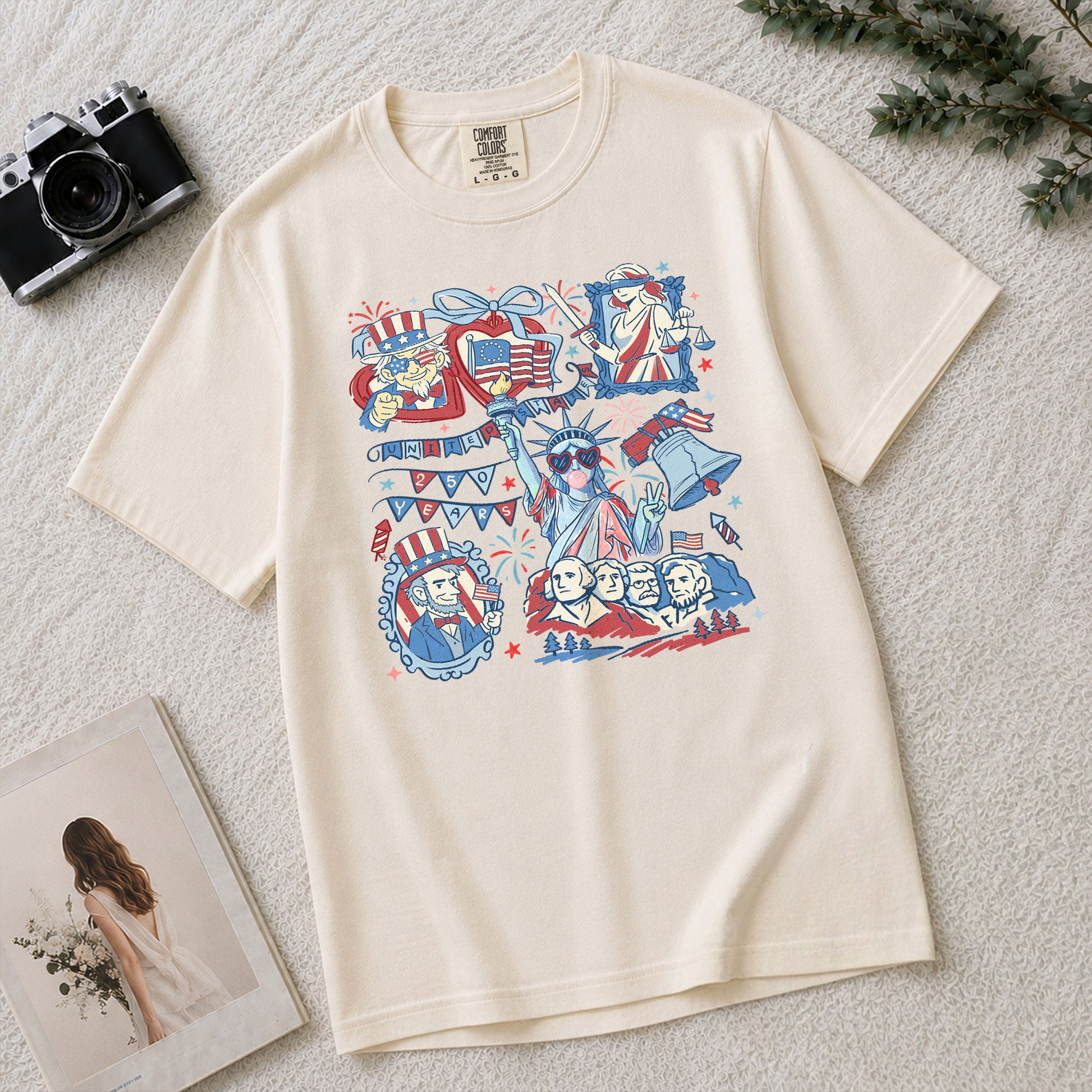 250 Years America Anniversary 2026 Shirt - 1776 Patriotic Freedom Commemorative Tee - Rust Field Wear
