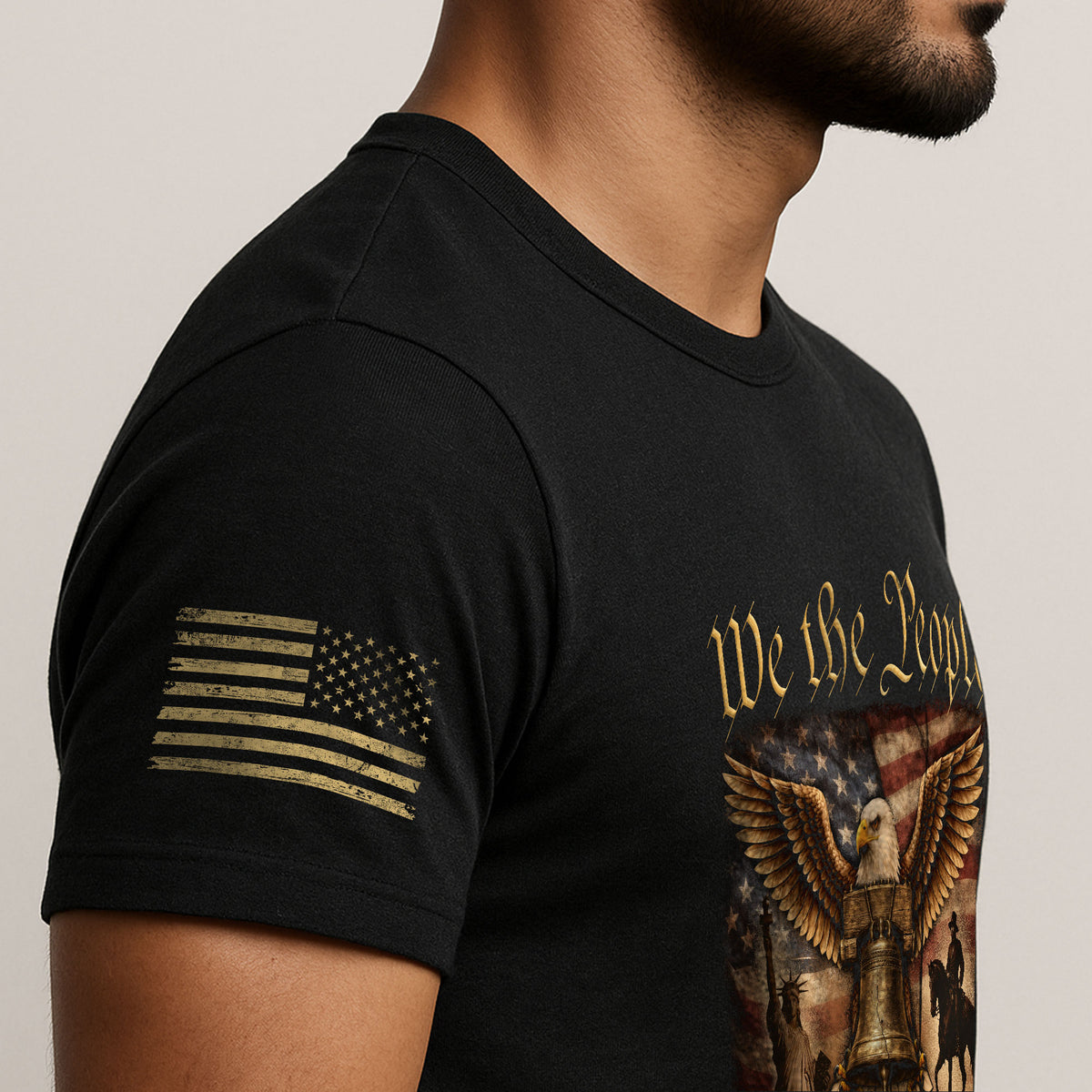 We The People Have Had Enough T-Shirt Patriotic Eagle & Liberty Bell American Heritage Graphic Tee - Rust Field Wear