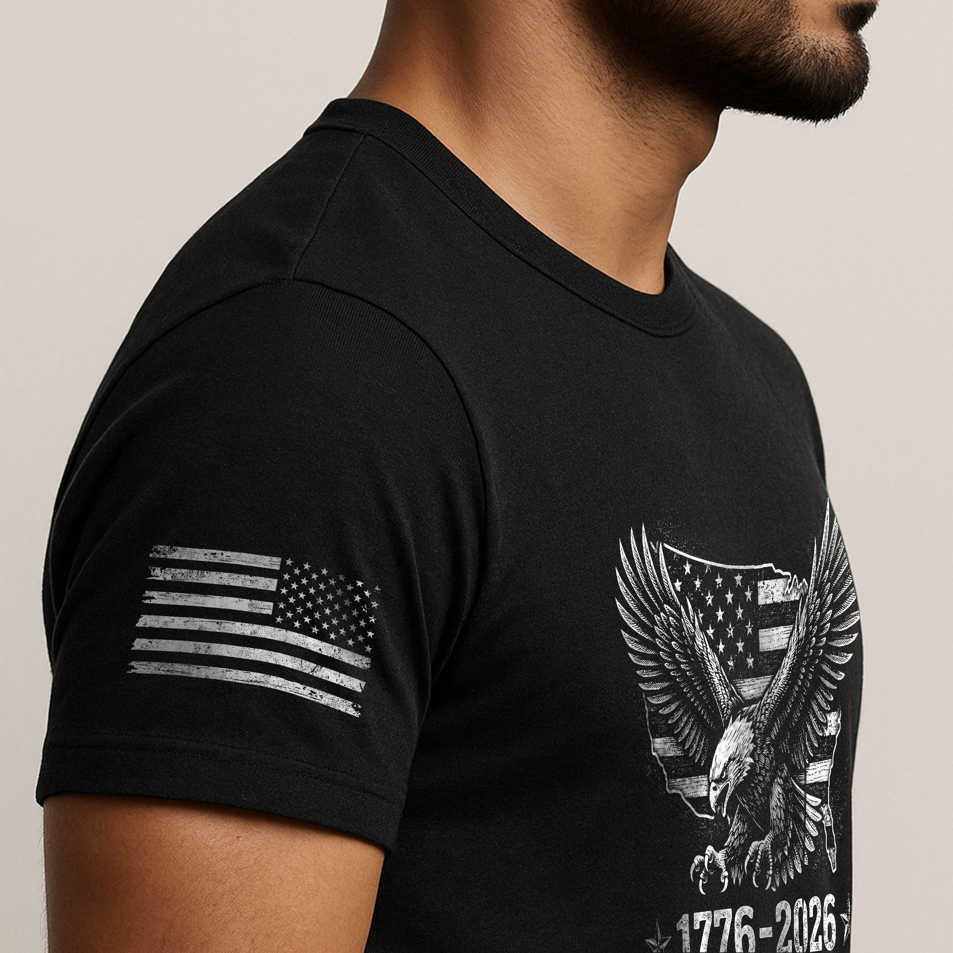 USA 250th Anniversary Shirt 1776-2026 United States of America Patriotic Eagle American Flag - Rust Field Wear