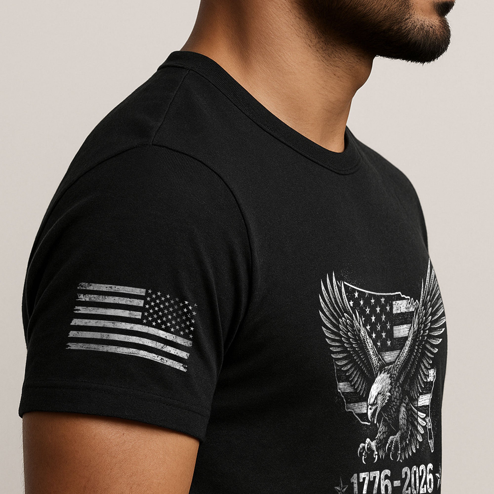 USA 250th Anniversary Shirt 1776-2026 United States of America Patriotic Eagle American Flag - Rust Field Wear