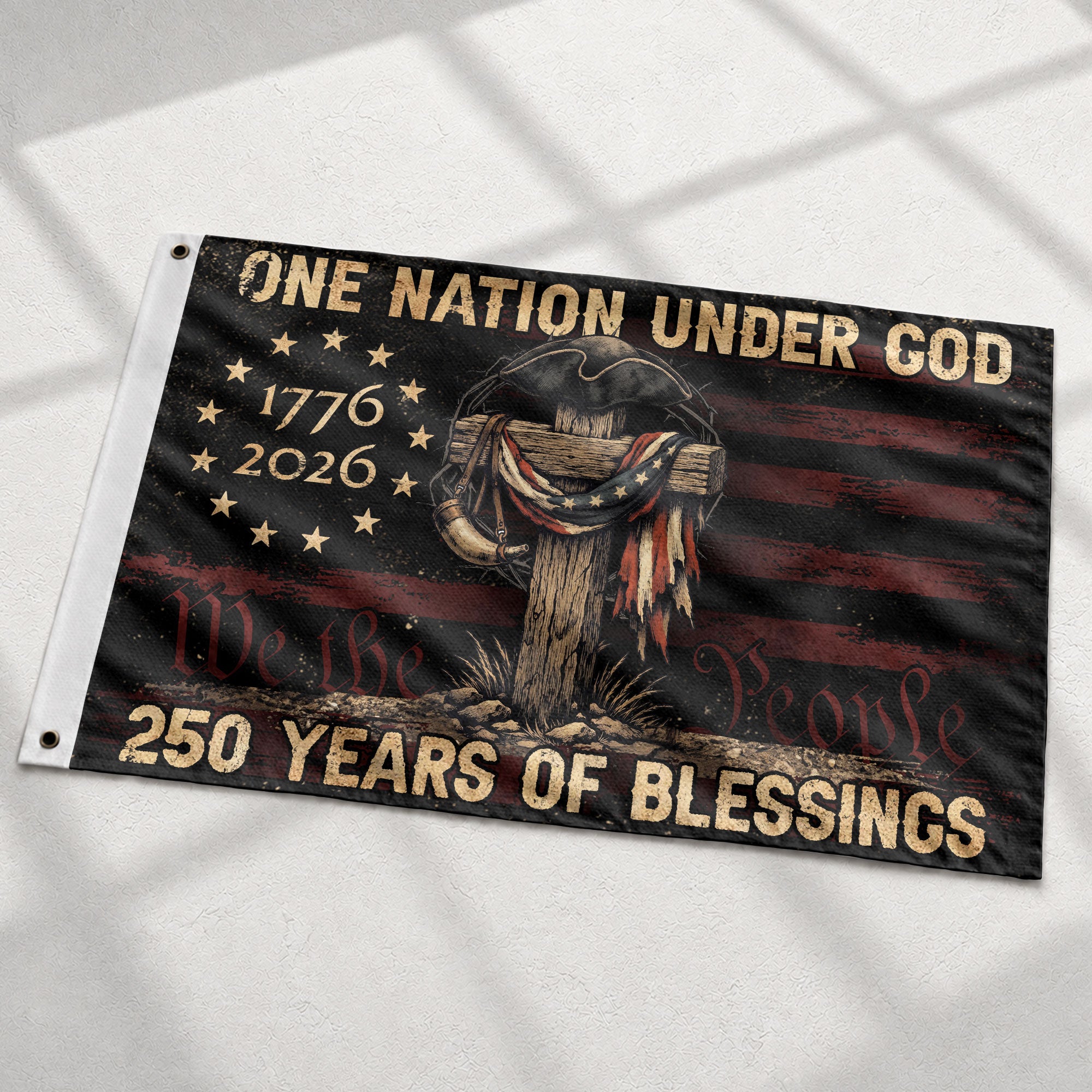 Patriotic Christian Outdoor Flag USA Celebration