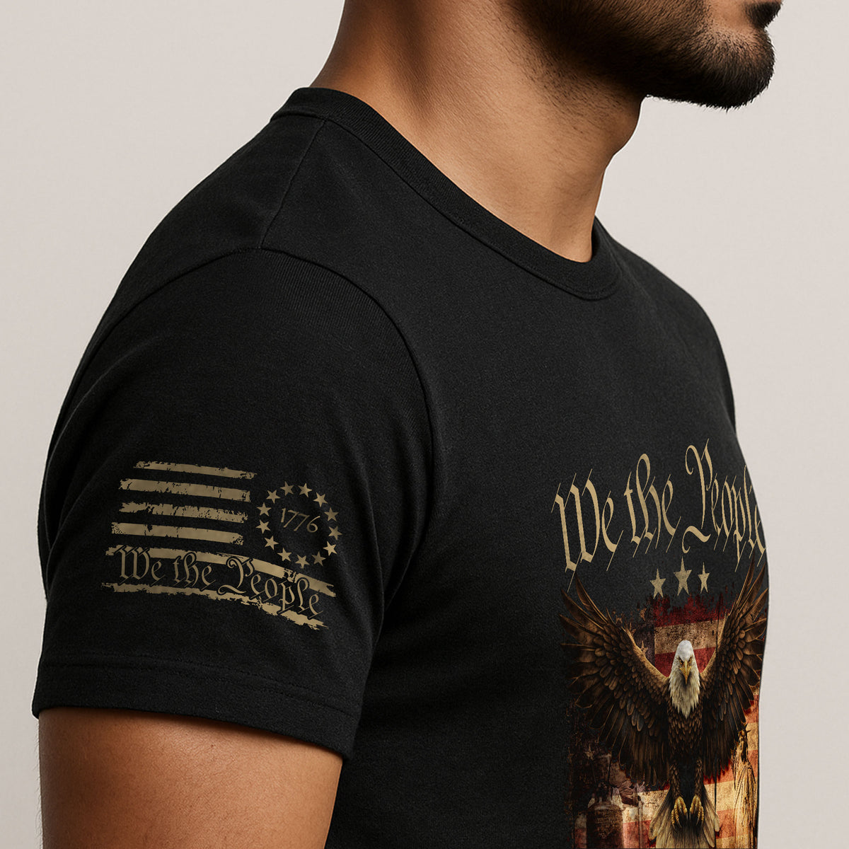 We The People Have Had Enough T-Shirt Patriotic Eagle Liberty Bell Statue of Liberty American Freedom Graphic Tee - Rust Field Wear