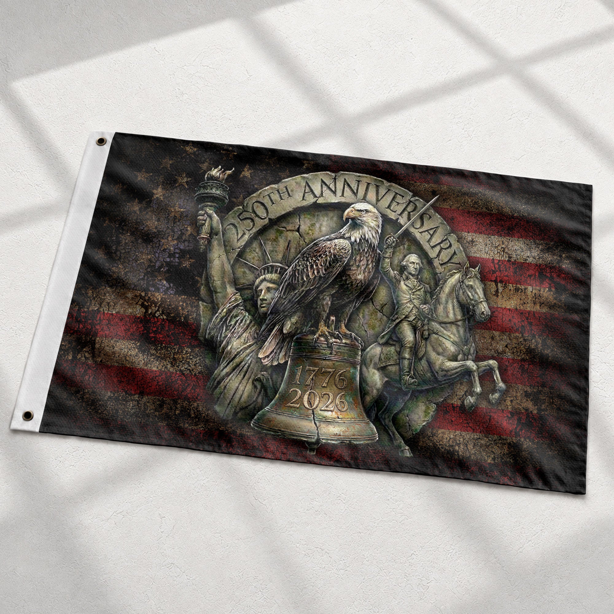 USA 250th Anniversary Eagle Flag 1776–2026 – Patriotic American Heritage Flag
