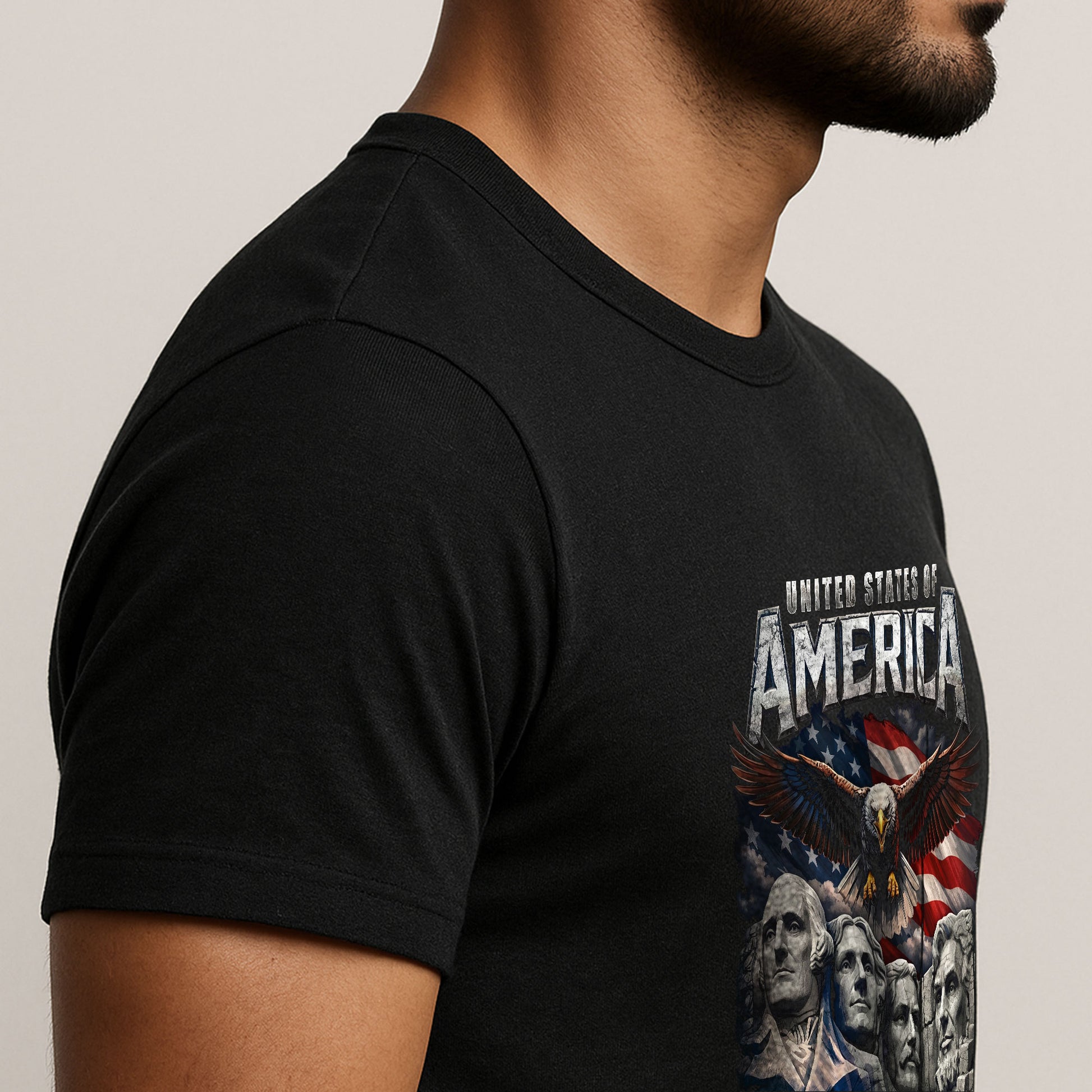 United States of America 1776–2026 – 250th Anniversary Founders & Eagle Graphic Tee - Rust Field Wear