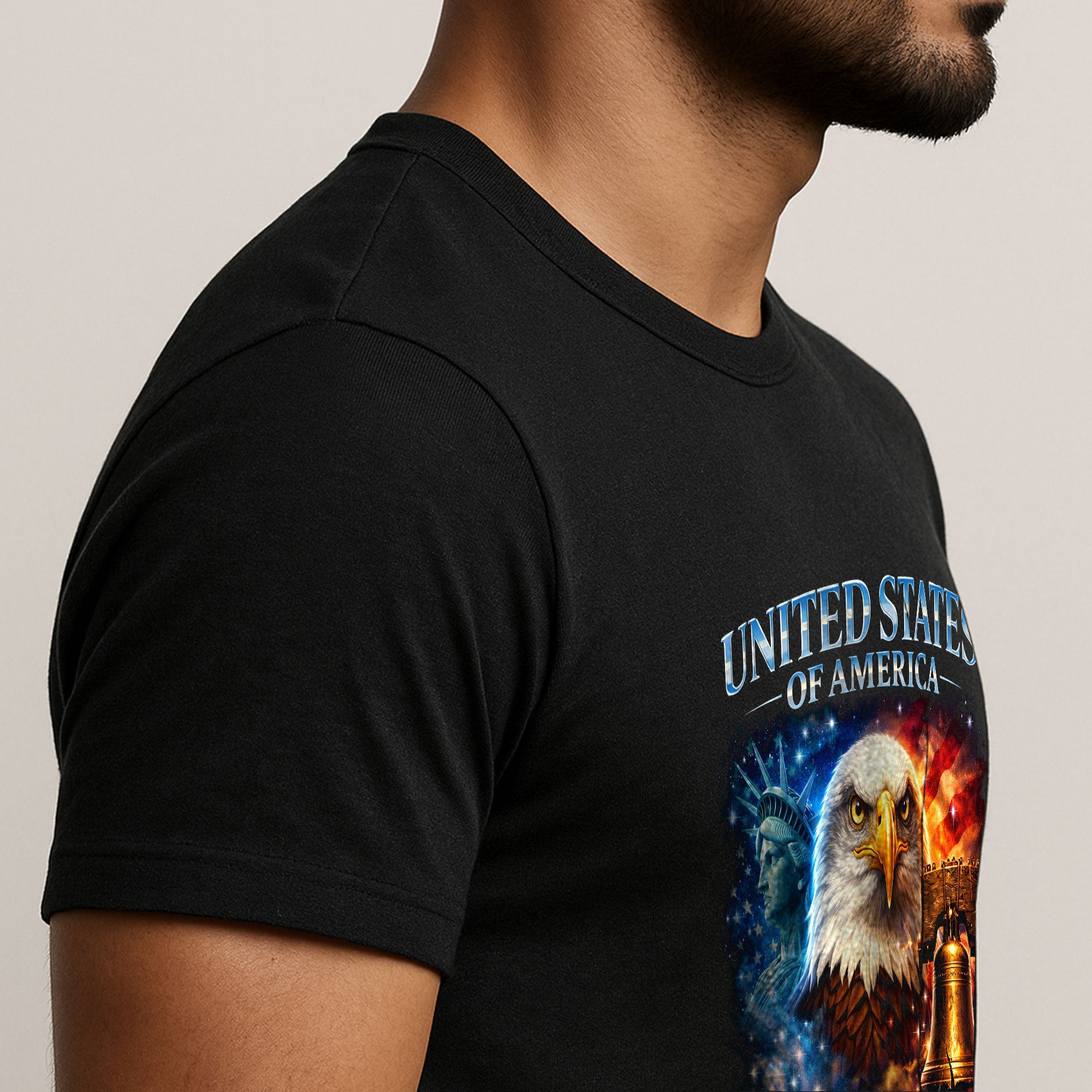 United States of America 1776–2026 – 250th Anniversary Liberty Eagle T-Shirt - Rust Field Wear