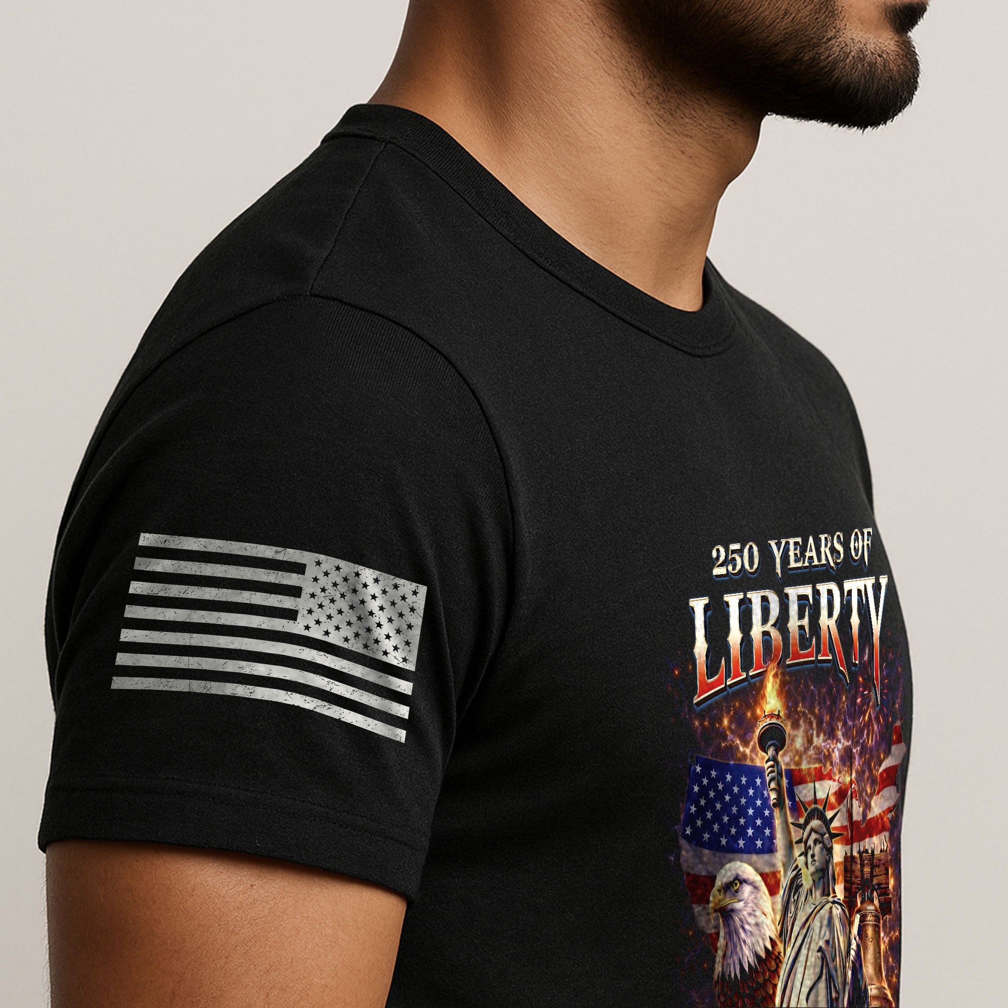 America 250th Anniversary Shirt - 1776-2026 Liberty Bell Tee, 250 Years of Freedom USA Birthday Merchandise - Rust Field Wear