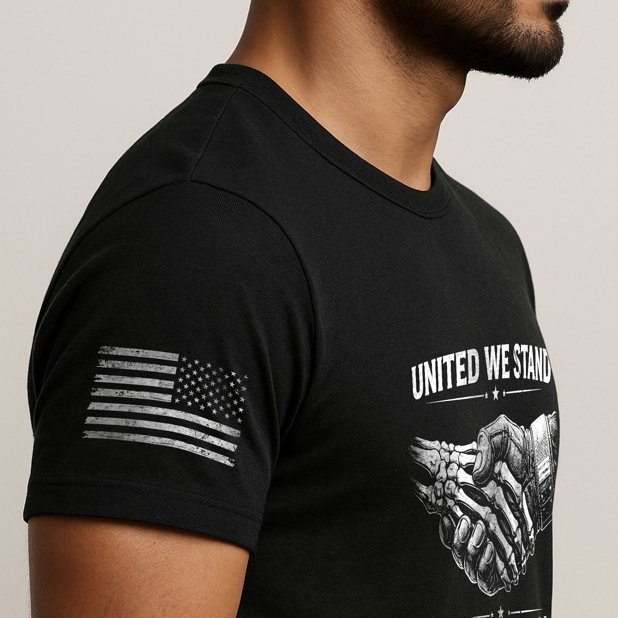America 250th Anniversary Shirt - United We Stand Divided We Fall T-Shirt, 1776-2026 250 Years Patriotic Unity Tee - Rust Field Wear
