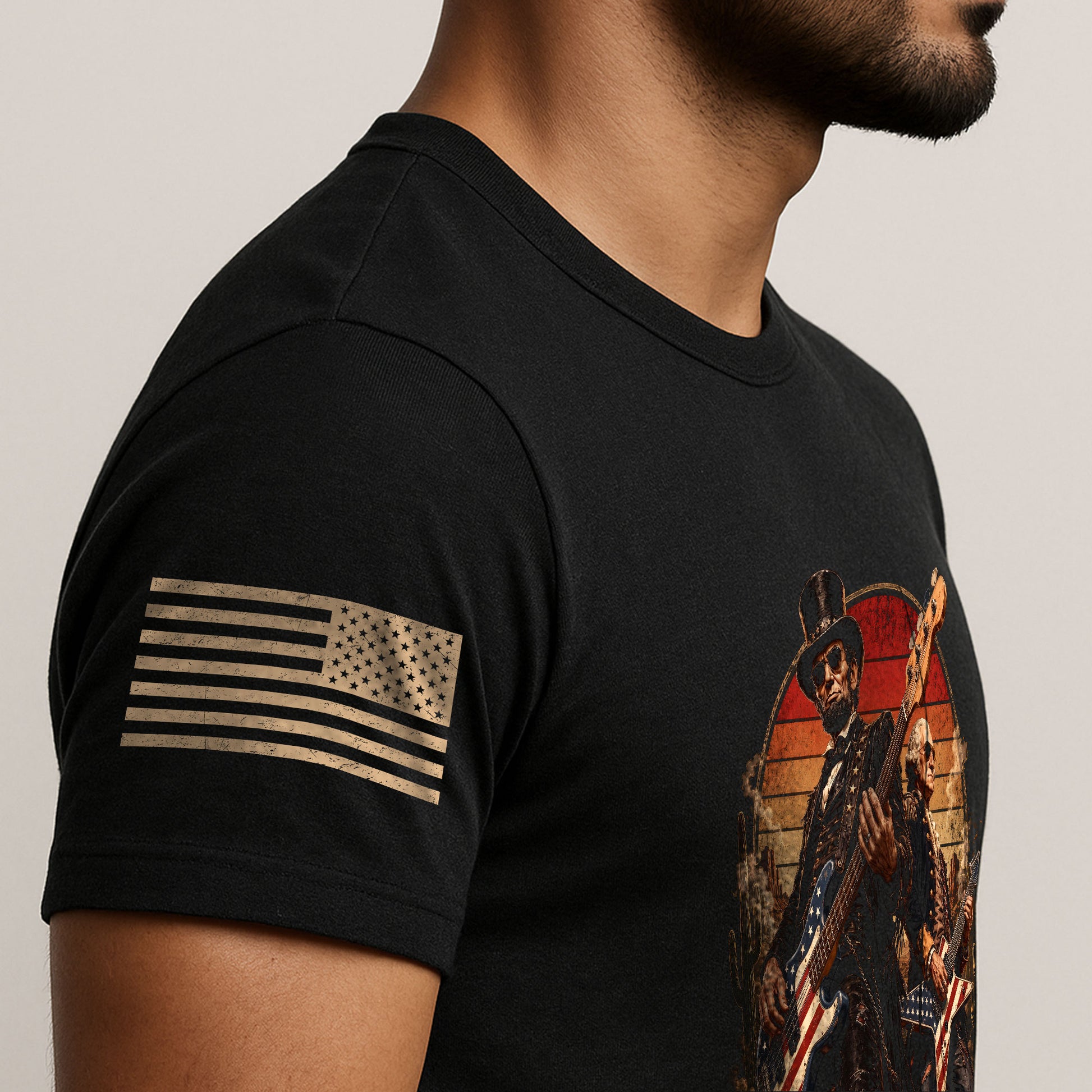 250 Years of America Shirt Vintage Patriotic Guitar Rock Freedom Tee 1776–2026 - Rust Field Wear