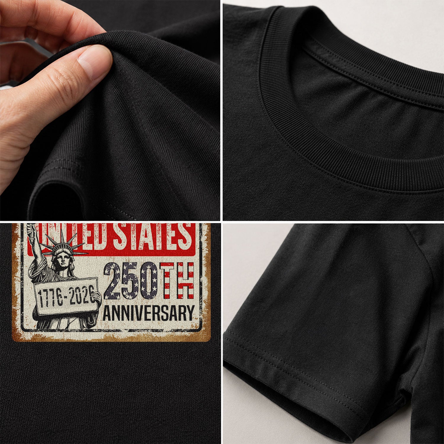 Kids United States 250th Anniversary T-Shirt 1776–2026 Patriotic Freedom Youth Tee